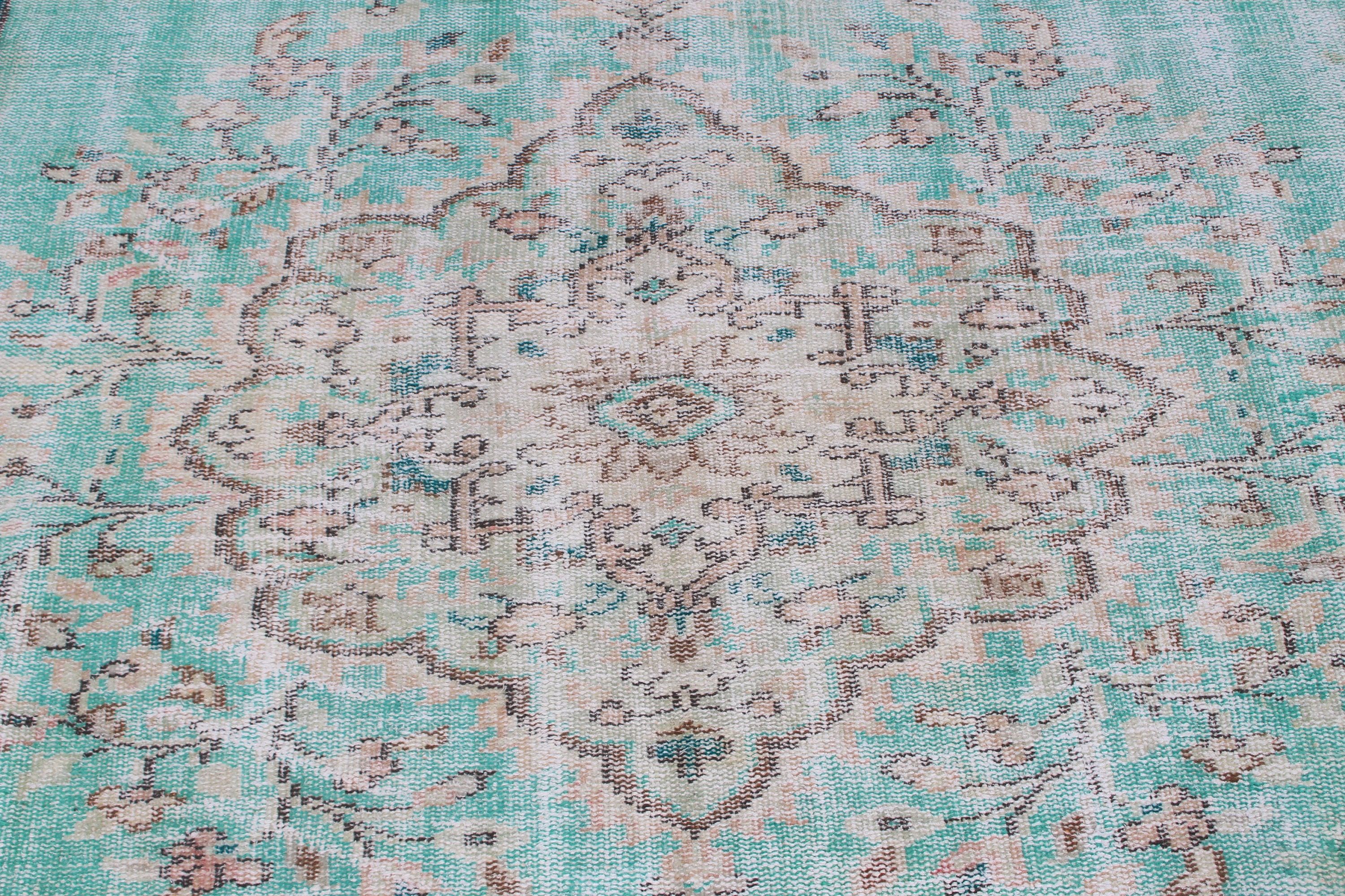 Türk Halısı, Büyük Boho Halıları, Vintage Halılar, Yatak Odası Halıları, 6,3x9,5 ft Büyük Halı, Bej Boho Halısı, Aztek Halıları, Düz Dokuma Halılar, Ev Dekorasyonu Halıları