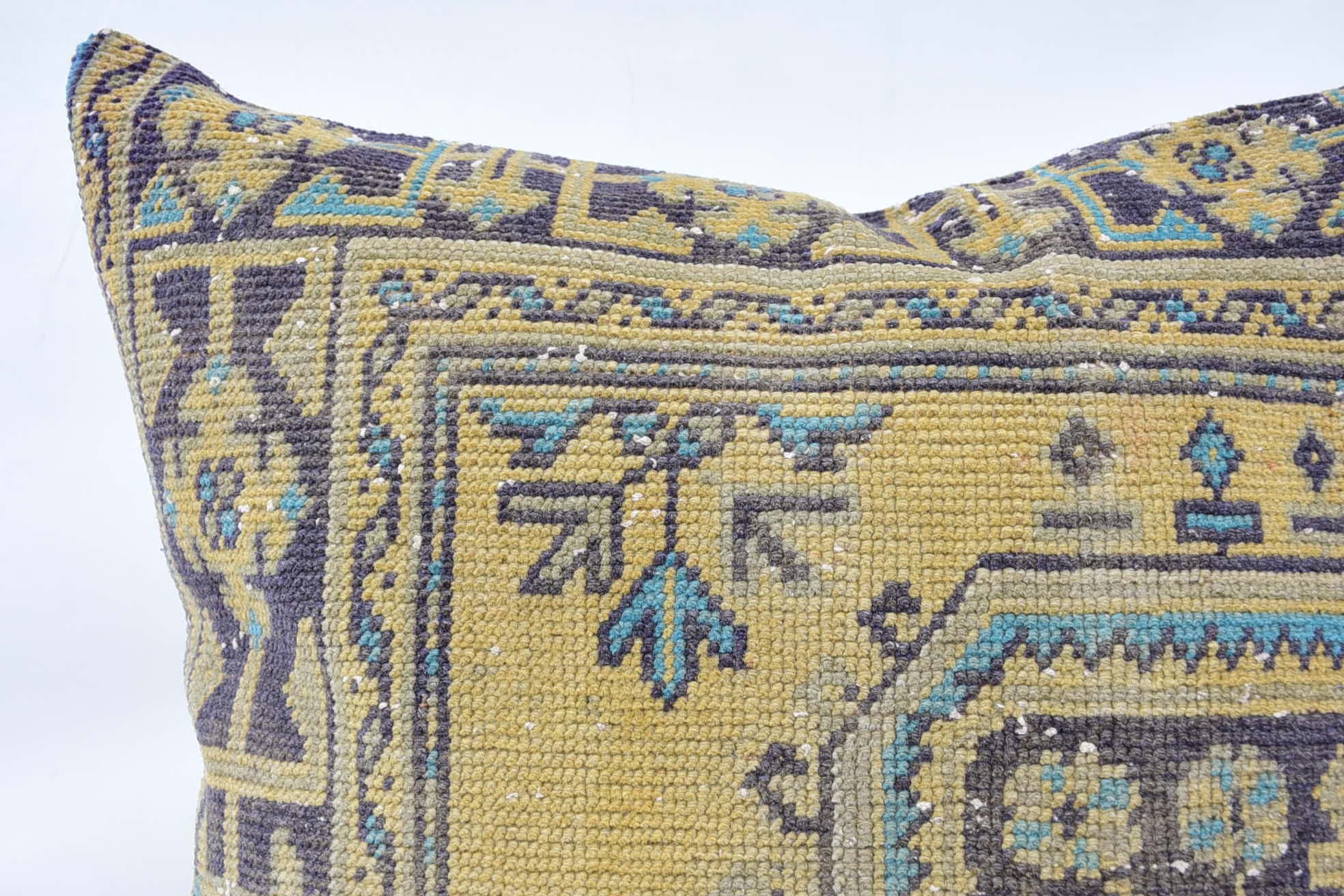 Boho Yastık Sham Kılıfı, Art Deco Yastık Kılıfı, Kilim Yastık Kılıfı, Yoga Yastık Kılıfı, Antika Yastıklar, 32"x32" Bej Minder Kılıfı