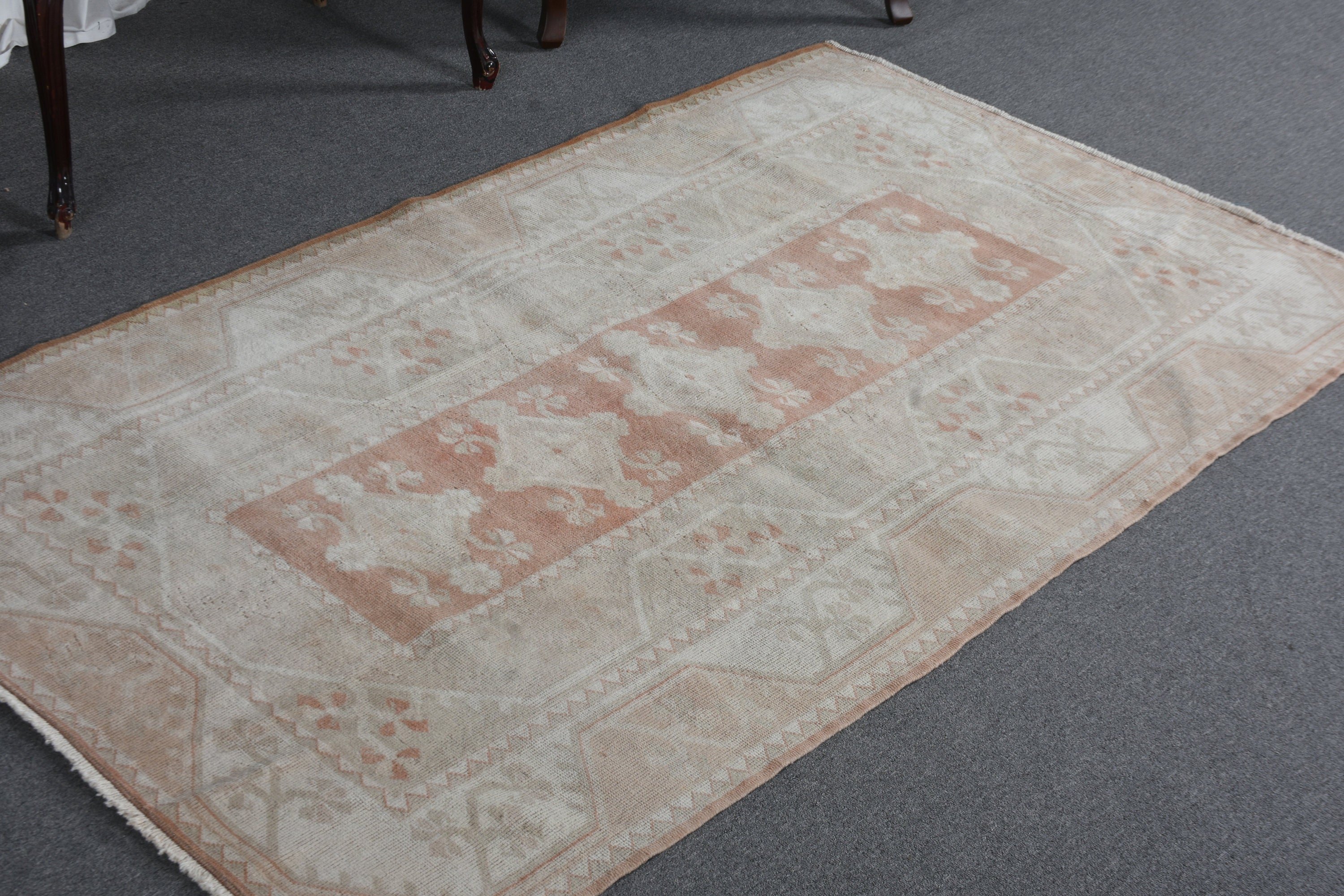 Rugs for Dining Room, Brown Cool Rug, Floor Rug, 4x6.8 ft Area Rugs, Indoor Rugs, Moroccan Rugs, Turkish Rug, Vintage Rugs, Antique Rug