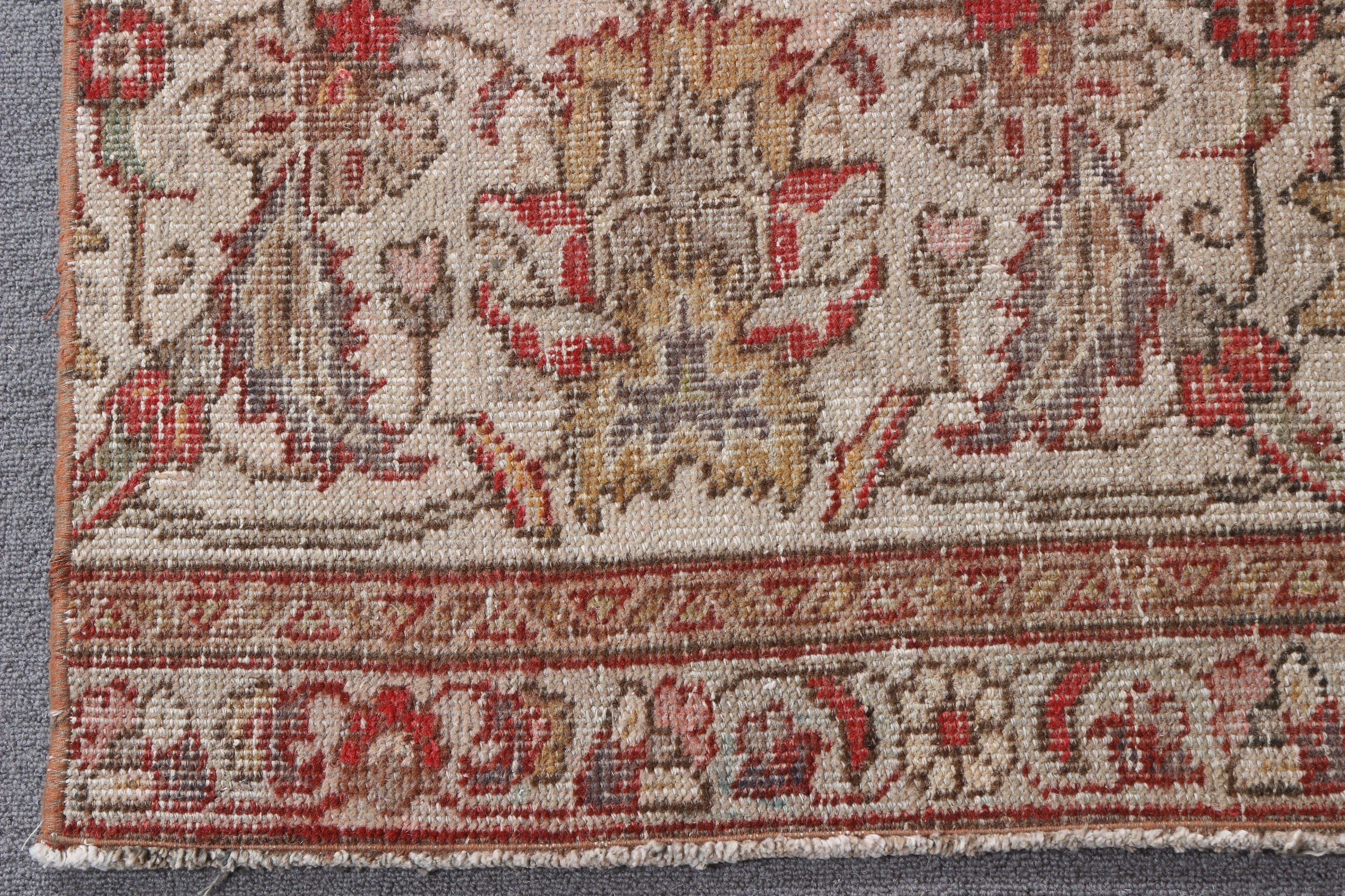 Koridor Halısı, Koşucu Halıları, Türk Halısı, Sanat Halısı, 2,7x9,9 ft Runner Halıları, Vintage Halı, Oryantal Halı, Kırmızı Ev Dekor Halıları, Ev Dekor Halısı