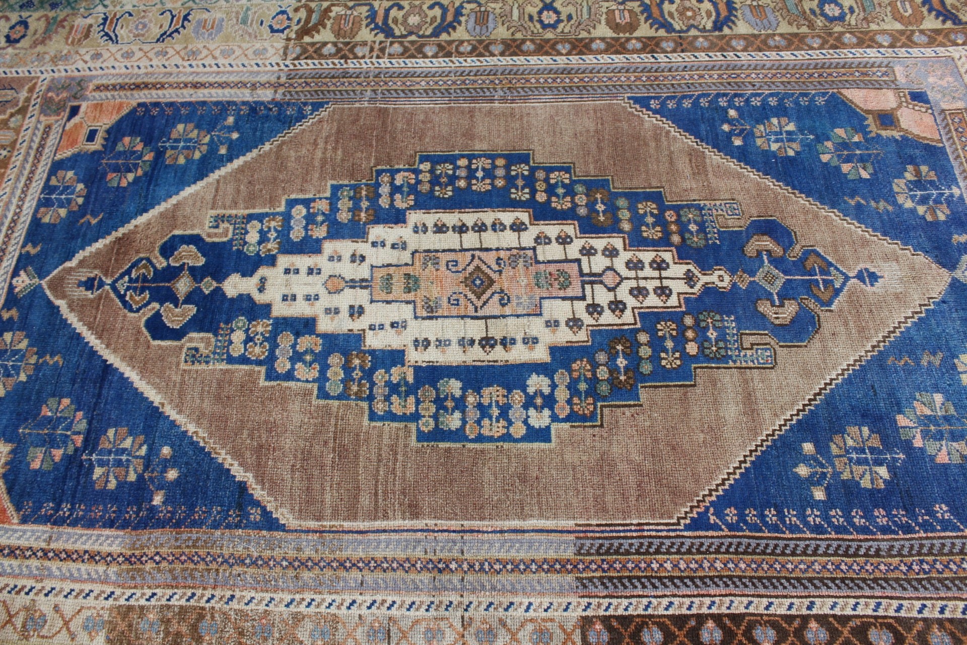 Moroccan Rug, 5.5x9.3 ft Large Rug, Vintage Rug, Salon Rugs, Bedroom Rug, Brown Oushak Rugs, Rugs for Bedroom, Turkish Rug