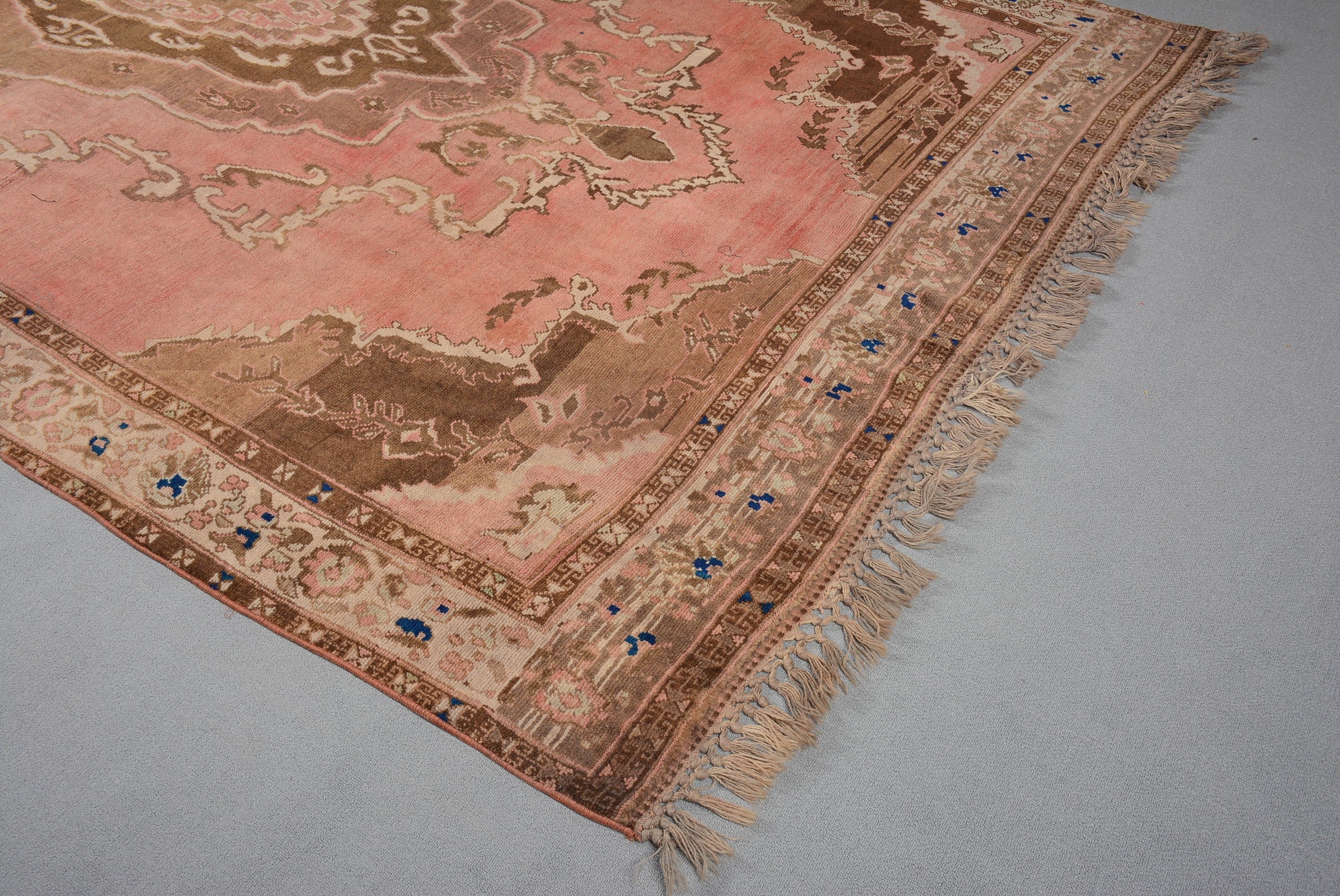 Oturma Odası Halısı, Mutfak Halısı, Pembe Yatak Odası Halısı, Vintage Halılar, Salon Halıları, Türk Halısı, 6.6x11 ft Büyük Boy Halı, Oushak Halıları, Salon Halısı