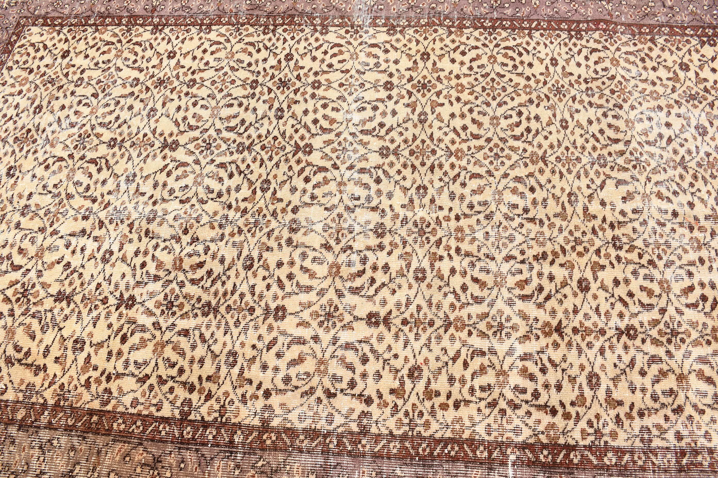 Bedroom Rug, Rugs for Bedroom, Home Decor Rug, Vintage Rug, Wool Rugs, 5.5x8.3 ft Large Rugs, Beige Oushak Rug, Turkish Rug, Salon Rug