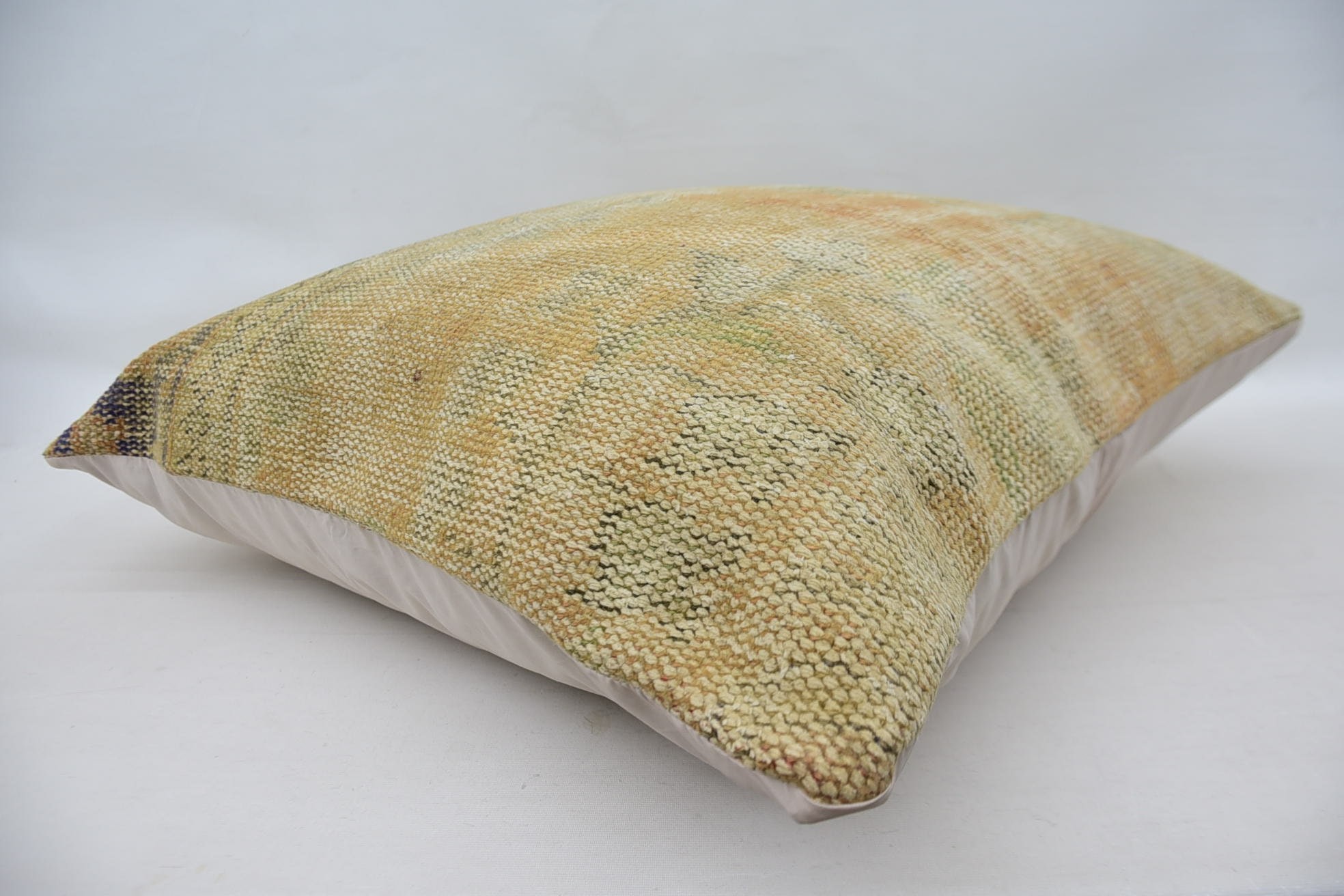 28"x28" Beige Cushion, Boho Pillow Sham Cover, Interior Designer Pillow, Pillow for Sofa, Handmade Throw Pillow Cover