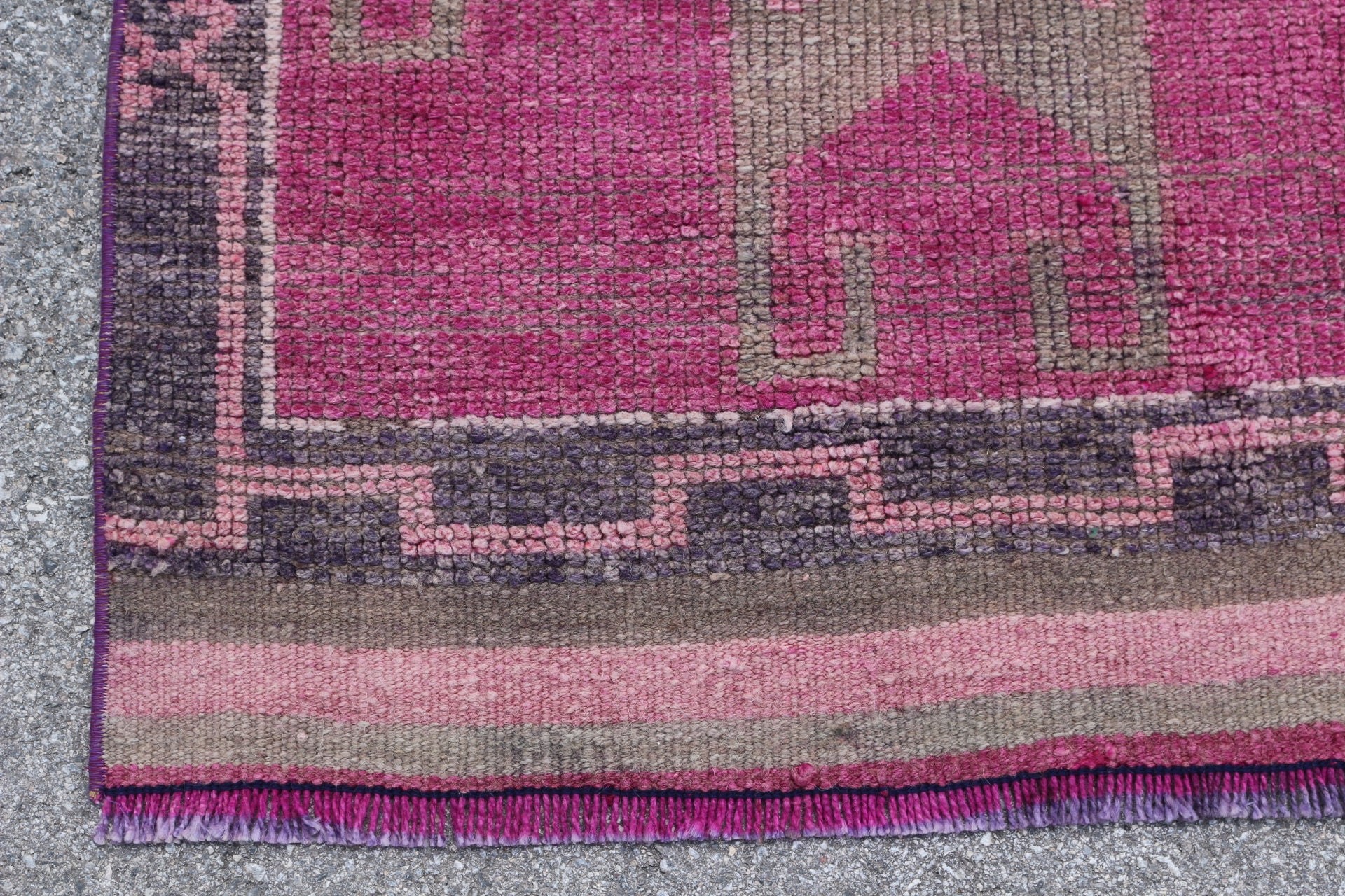 Vintage Halılar, Mutfak Halısı, Koridor Halısı, Yer Halısı, 2,9x11,3 ft Runner Halısı, Koridor Halısı, Mutfak Halıları, Türk Halısı, Pembe Mutfak Halısı