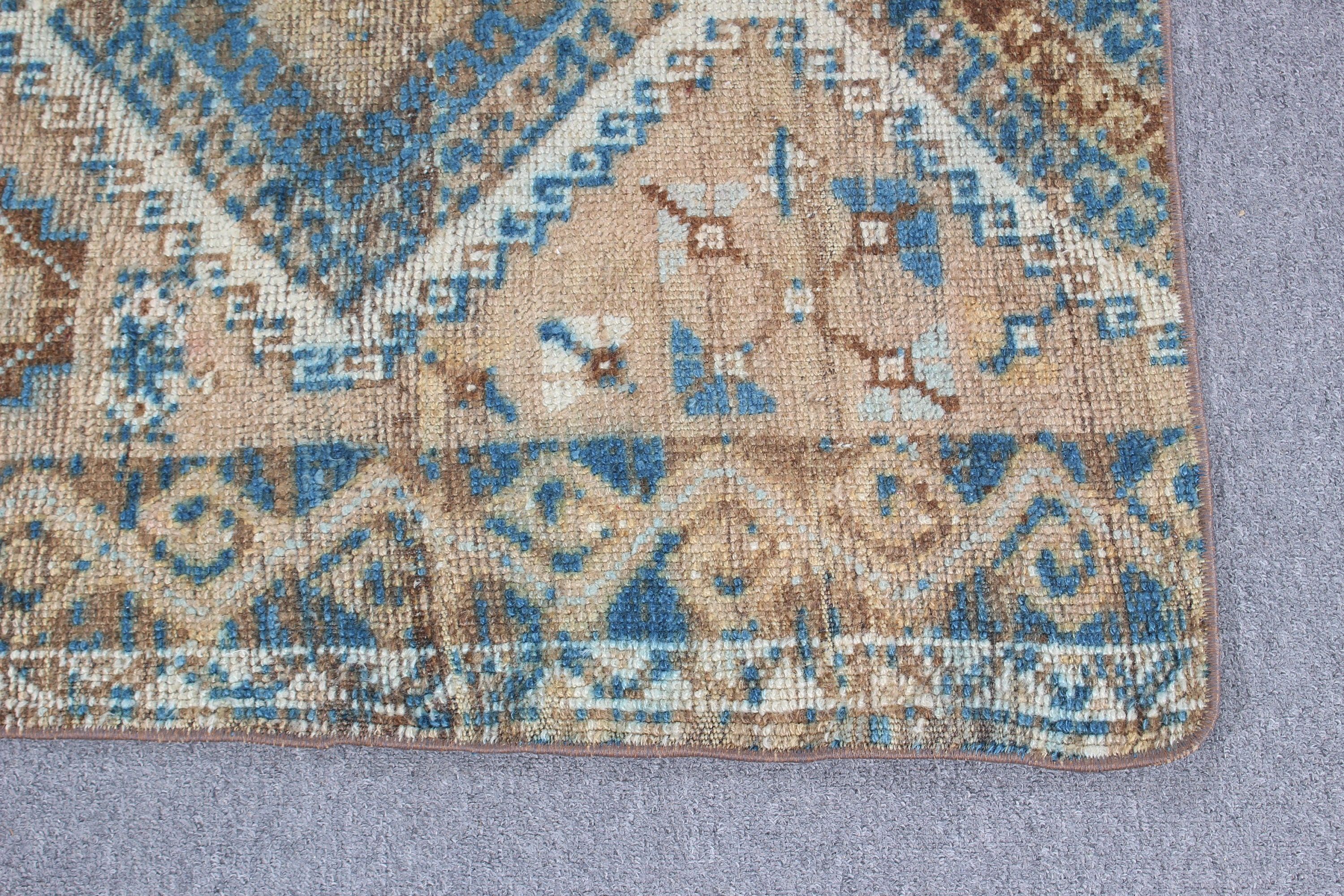 Turkish Rugs, Brown Anatolian Rug, 3.1x4.4 ft Small Rug, Wall Hanging Rugs, Bath Rugs, Flatweave Rug, Vintage Rugs, Home Decor Rugs