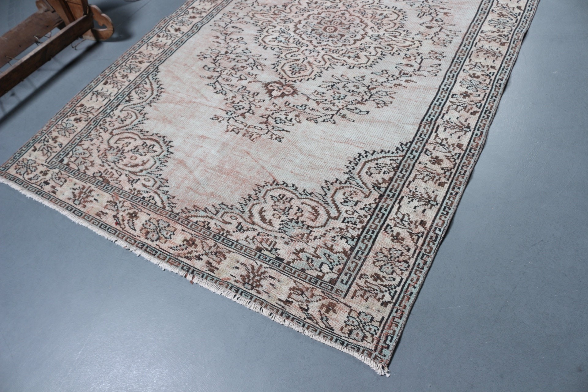 Yatak Odası Halıları, Yer Halısı, 5.7x9.1 ft Büyük Halılar, Türk Halısı, Oturma Odası Halıları, Yeşil Soğuk Halılar, Antika Halı, Vintage Halılar, Yatak Odası Halısı