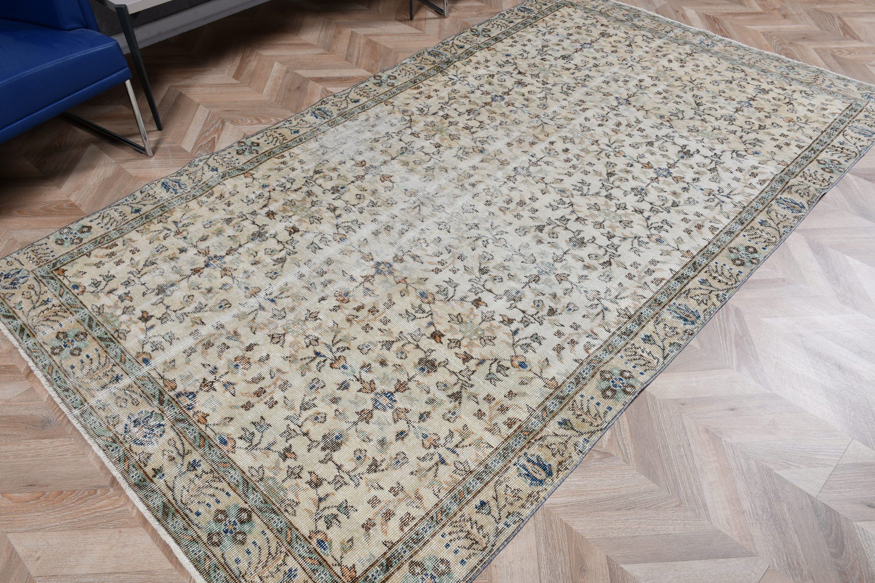 Yatak Odası Halıları, 5.1x8.8 ft Büyük Halı, Vintage Halı, Etnik Halı, Anadolu Halısı, Bej Antika Halı, Salon Halısı, Türk Halıları, Yatak Odası Halıları