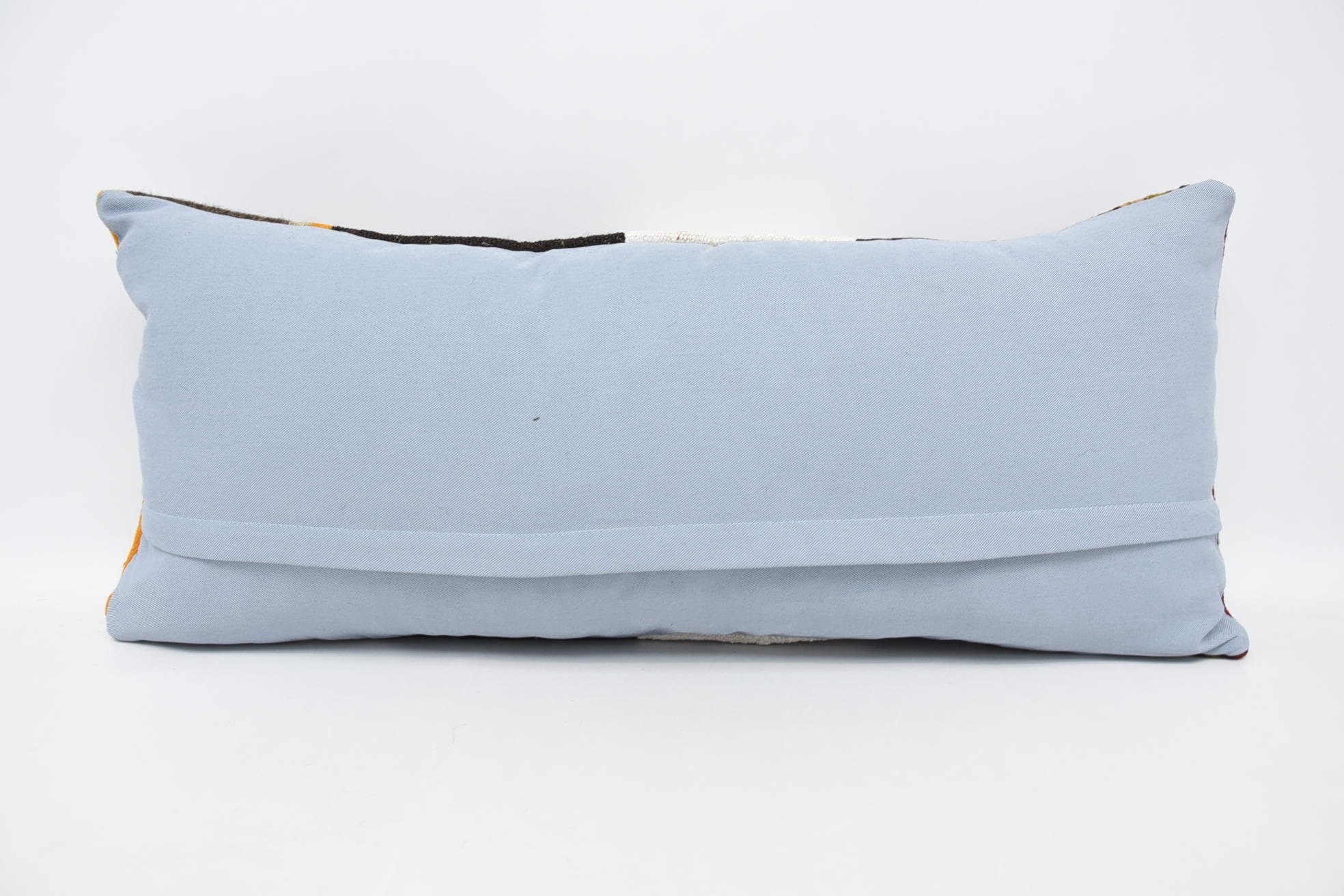 16"x36" Brown Pillow Cover, Vintage Kilim Pillow, Boho Pillow Sham Cover, Nomadic Cushion Cover, Vintage Pillow