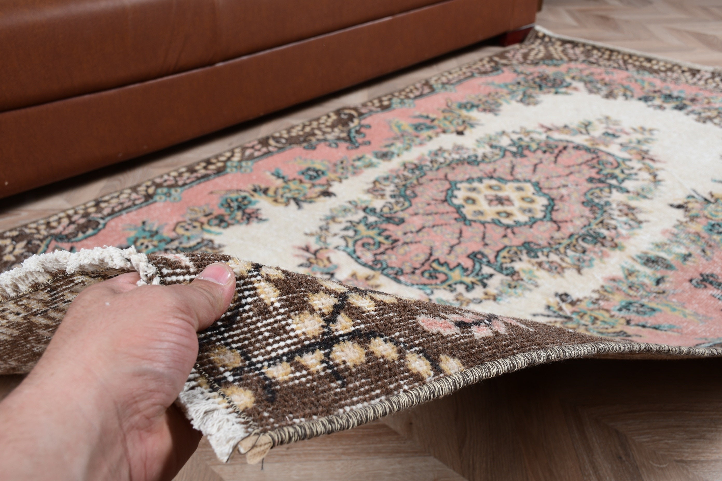 3.9x6.9 ft Area Rug, Antique Rug, Beige Floor Rug, Rugs for Floor, Vintage Rugs, Indoor Rug, Turkish Rug, Anatolian Rugs, Handmade Rugs