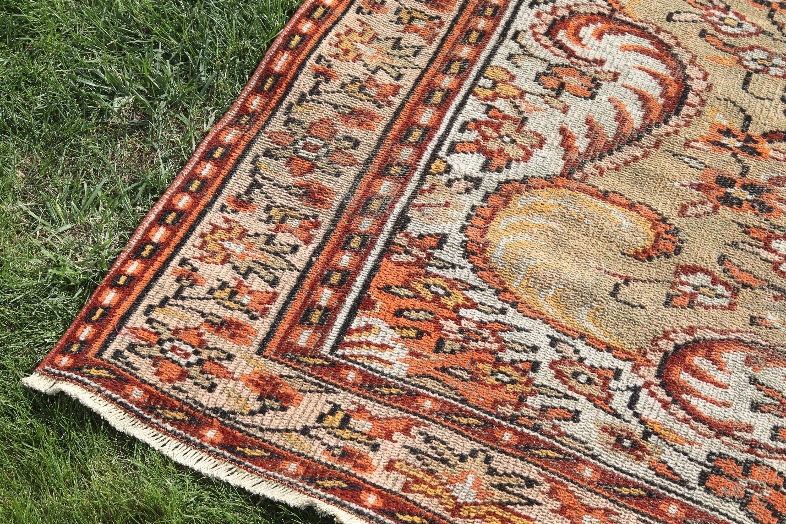 Yatak Odası Halısı, Vintage Halılar, Modern Halı, Büyük Oushak Halıları, Türk Halıları, 5.6x9.1 ft Büyük Halılar, Salon Halıları, Bej Boho Halısı, Oushak Halısı