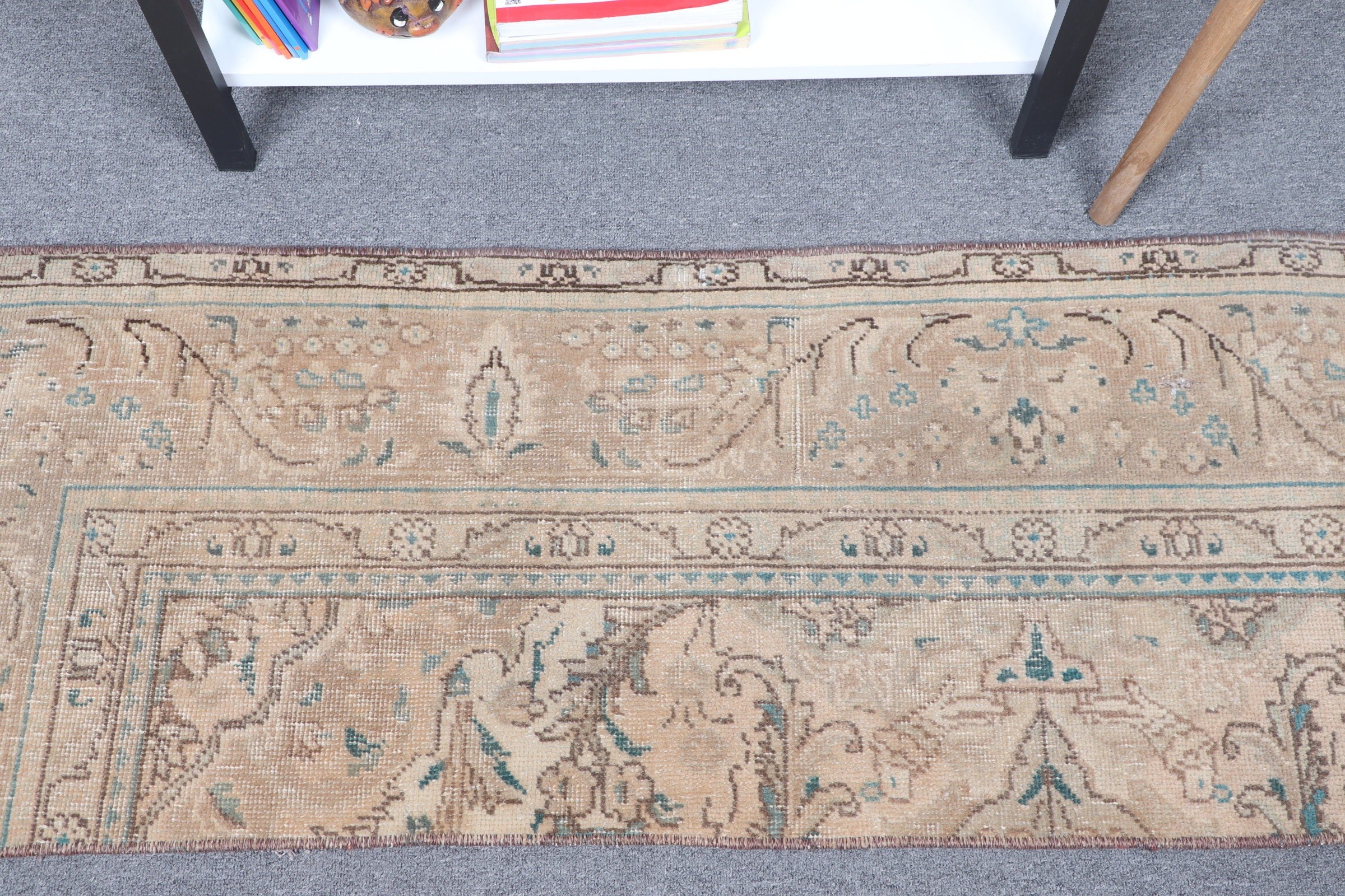 Ev Dekor Halısı, Bej Ev Dekor Halısı, Giriş Halıları, Mutfak Halısı, 1.6x4.7 ft Küçük Halılar, Anadolu Halıları, Parlak Halı, Vintage Halılar, Türk Halısı