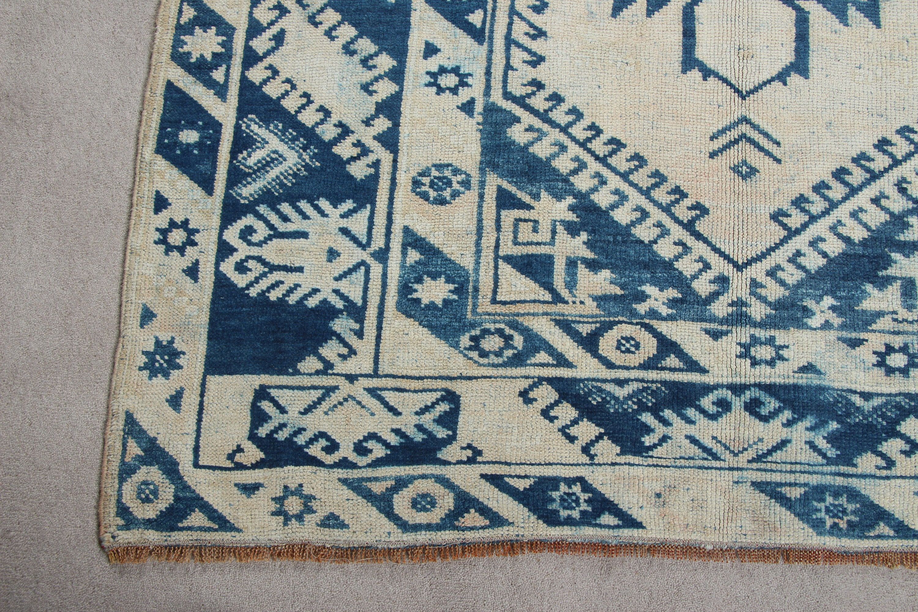 Oriental Rug, Kitchen Rug, Vintage Rug, Rugs for Nursery, Beige Oriental Rug, Aztec Rug, 4.1x6.4 ft Area Rug, Turkish Rugs