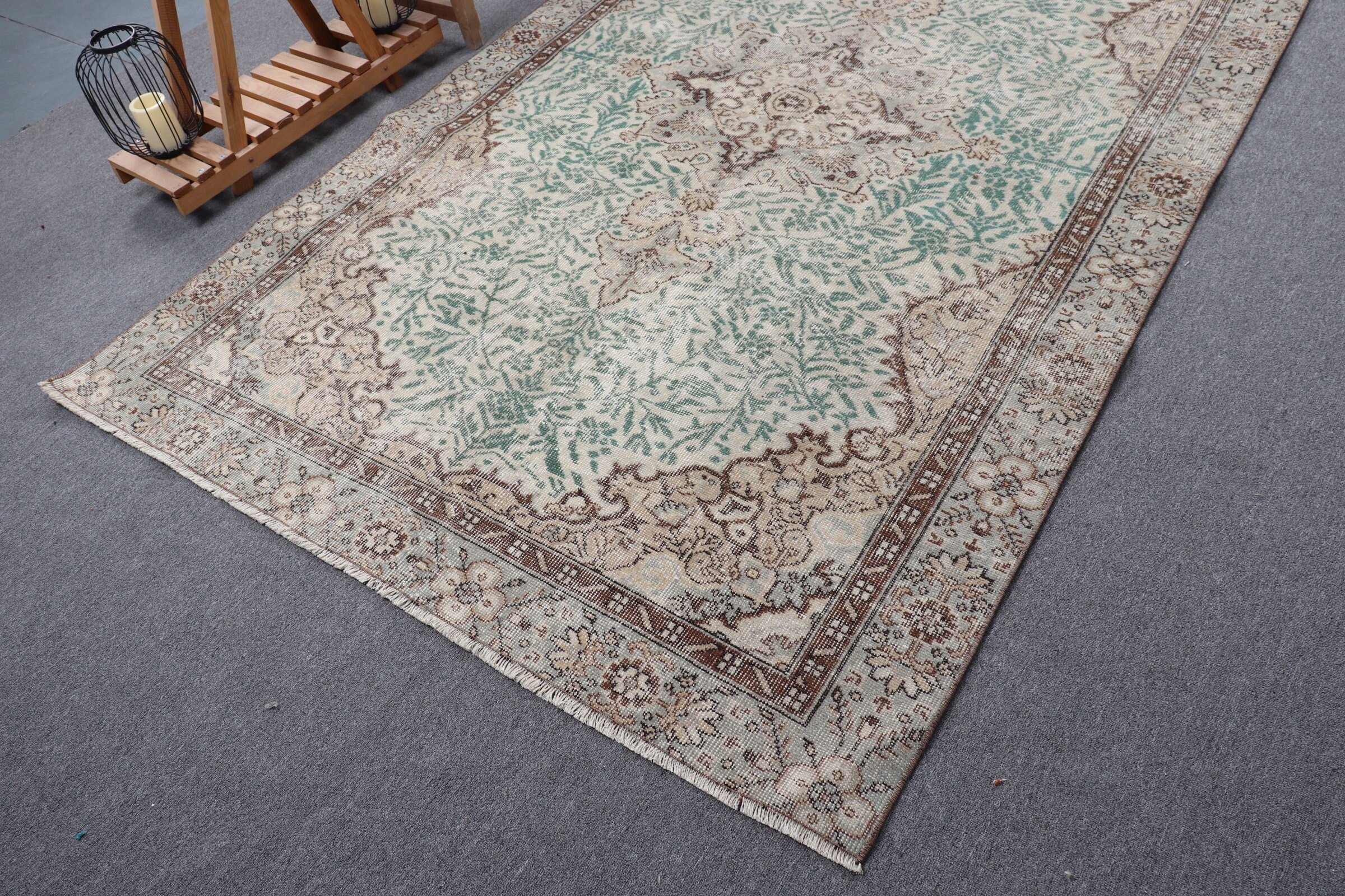 Living Room Rug, Beige Anatolian Rug, Antique Rug, Oriental Rug, 5.4x8.9 ft Large Rugs, Turkey Rug, Turkish Rugs, Vintage Rug, Bedroom Rug