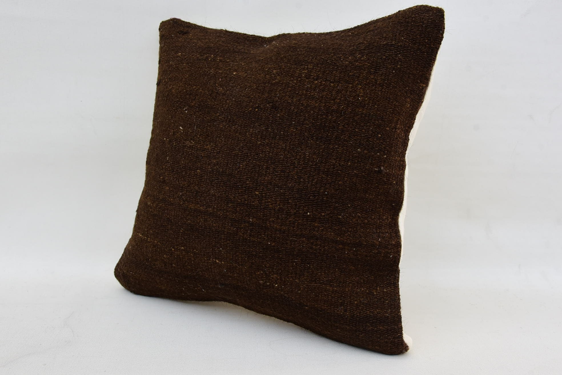 Antique Pillows, Home Decor Pillow, Southwestern Pillow Case, 14"x14" Brown Cushion Cover, Interior Designer Pillow