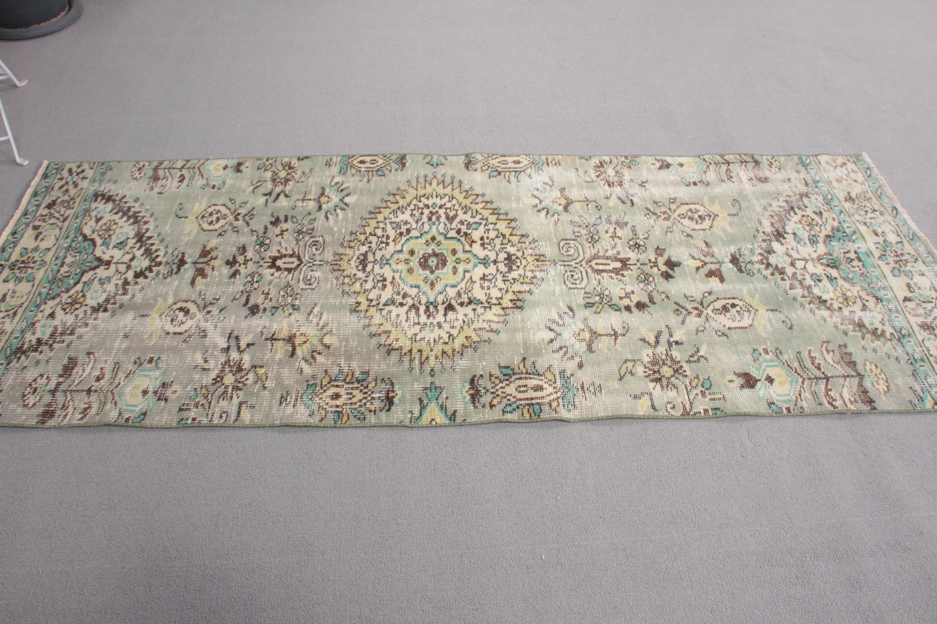 Koridor Halısı, Yeşil Yer Halıları, Vintage Halı, Türk Halısı, Fas Halısı, Runner Halıları, 2.7x7 ft Runner Halıları, Mutfak Halıları