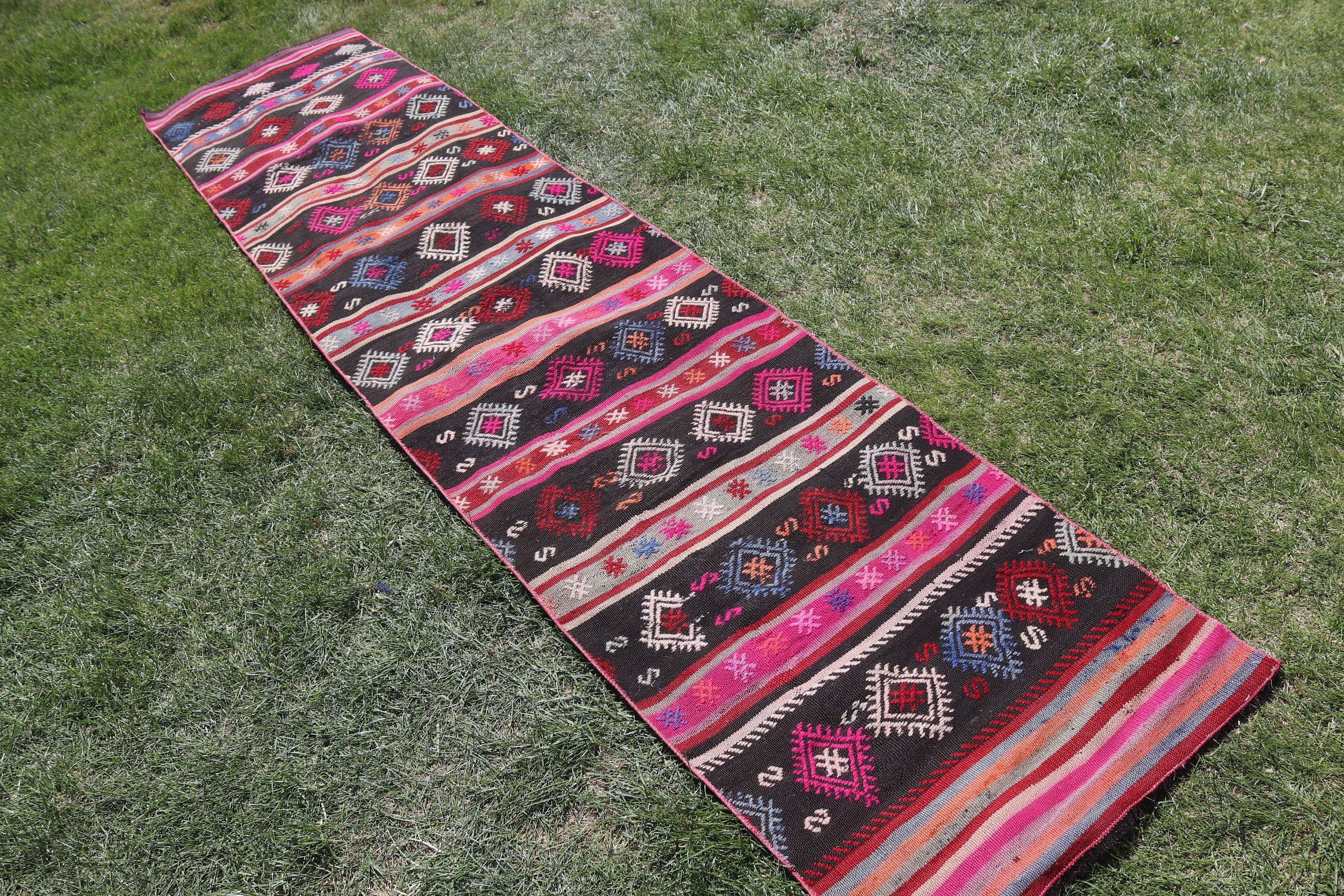 Koridor Halıları, Kilim, Türk Halıları, 2,1x9,3 ft Runner Halısı, Pembe Anadolu Halıları, Havalı Halılar, Vintage Runner Halısı, Vintage Halı, Açıklama Halıları