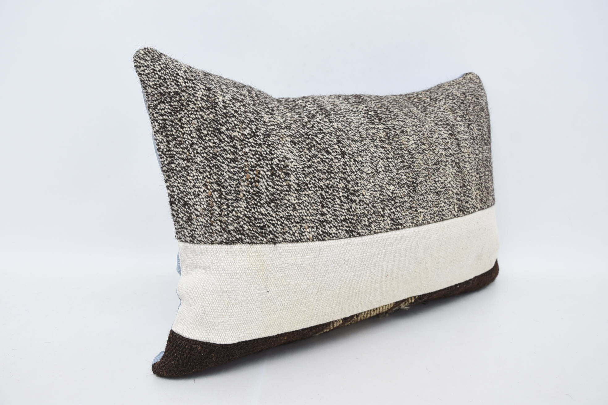 Car Pillow Sham, 16"x24" Beige Pillow, Antique Pillows, Vintage Kilim Throw Pillow, Decorative Throw Cushion Case, Throw Kilim Pillow