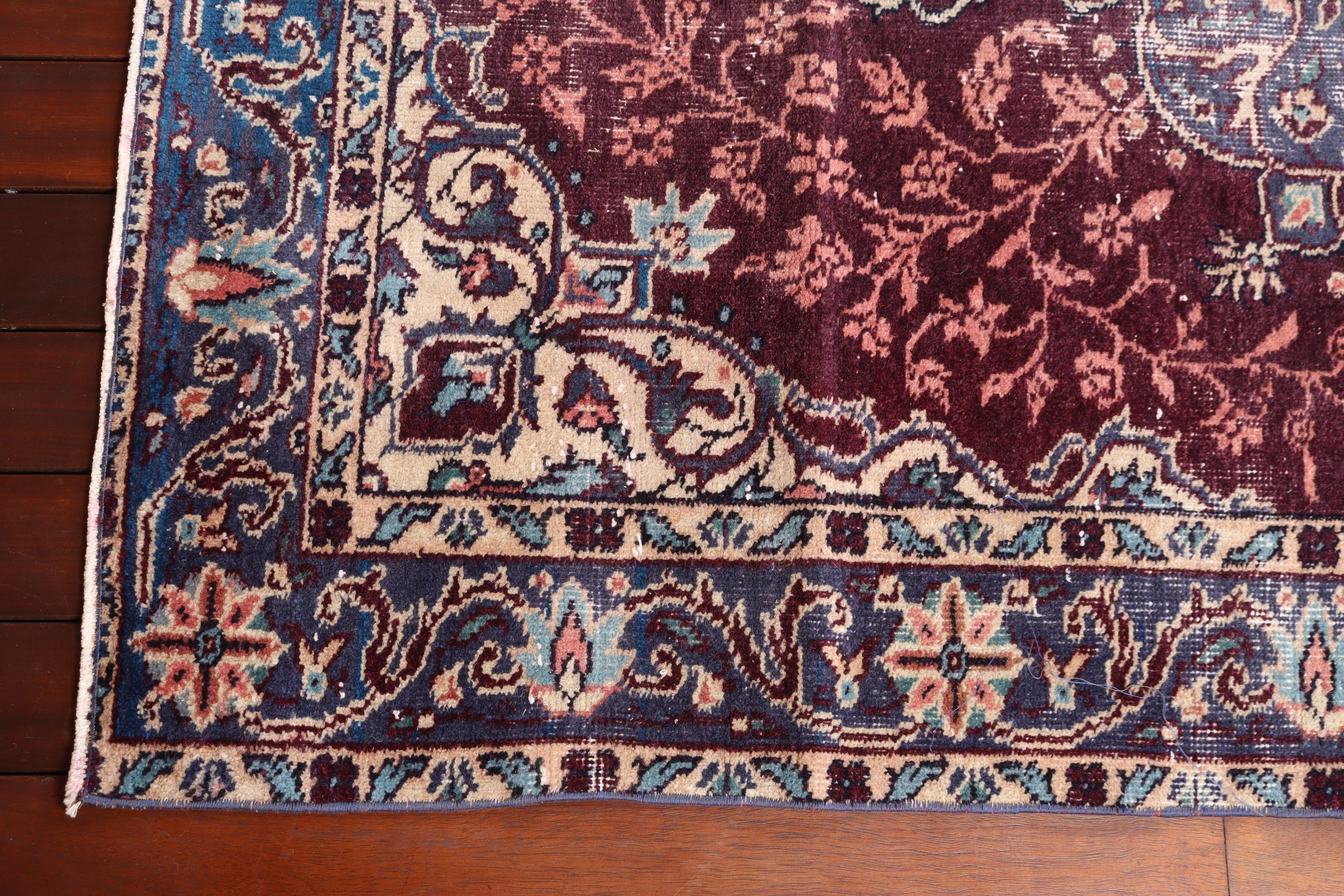 3.9x6 ft Aksan Halıları, Türk Halısı, Vintage Aksan Halıları, Geometrik Halılar, Mutfak Halısı, Eski Halı, Mor Anadolu Halısı, Anadolu Halısı