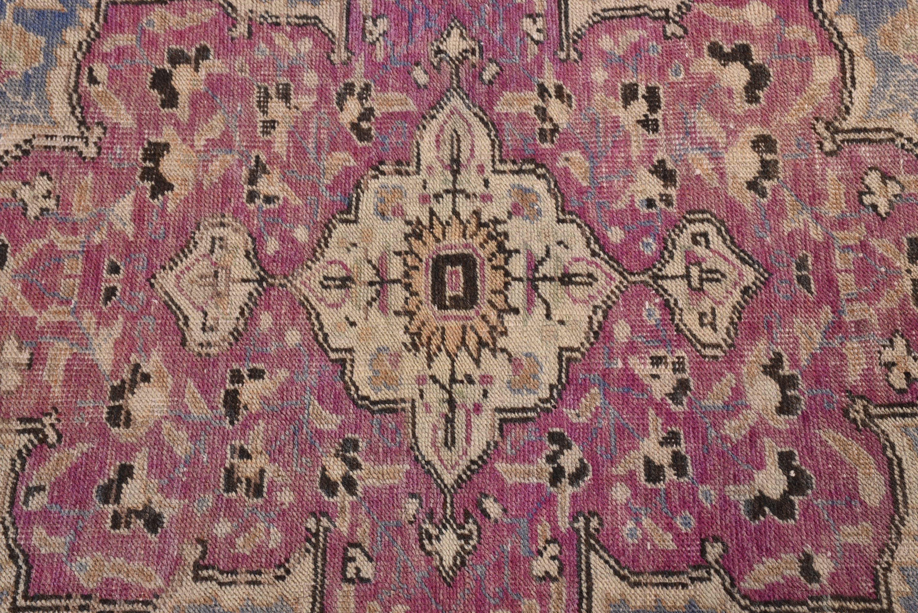 4.3x6.5 ft Area Rug, Pink Neutral Rugs, Kitchen Rug, Bedroom Rugs, Vintage Rugs, Turkish Rugs, Office Rugs, Rugs for Kitchen