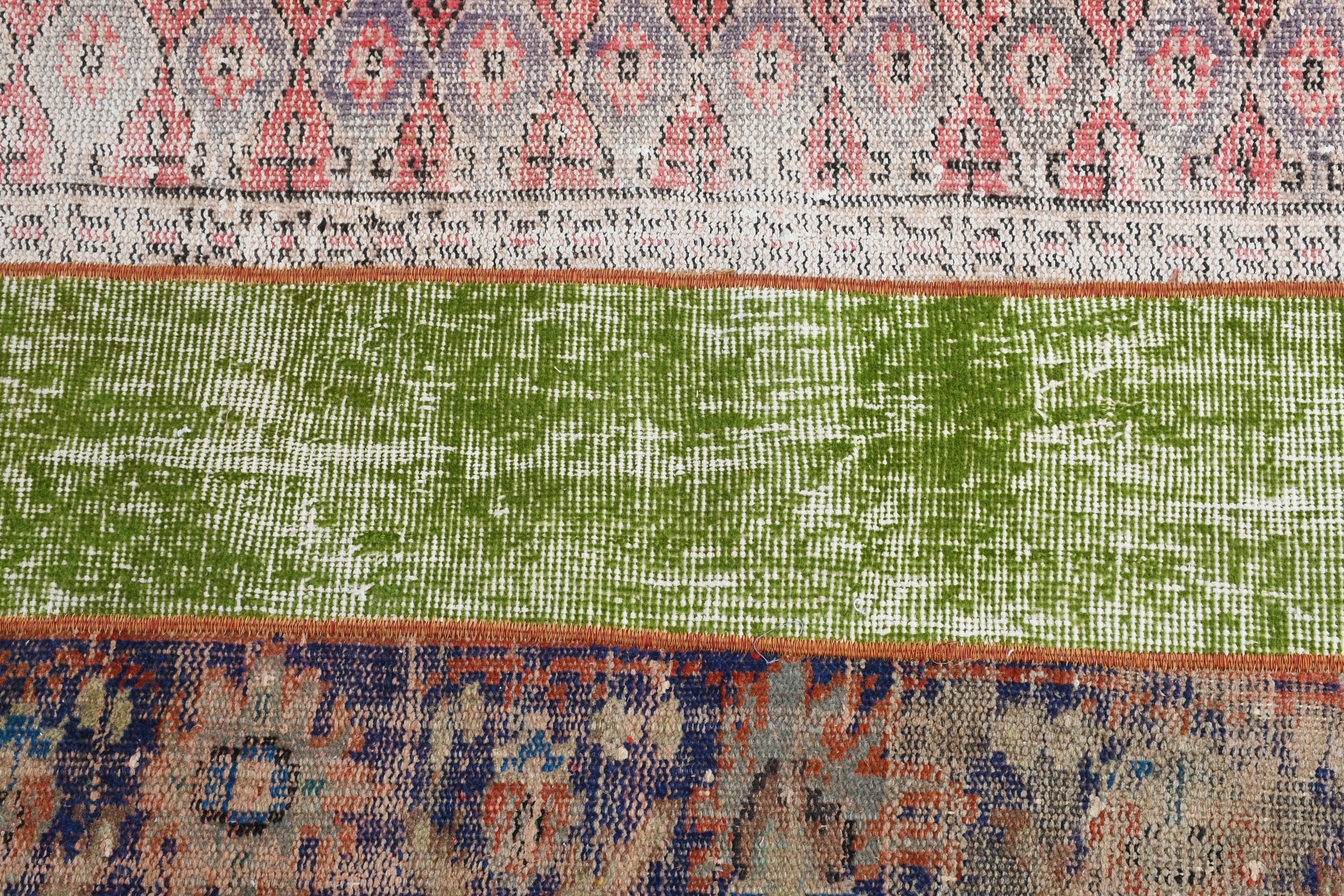 Turkish Rug, Wool Rug, 2.2x3.3 ft Small Rug, Vintage Rugs, Red Kitchen Rugs, Door Mat Rugs, Rugs for Door Mat, Nursery Rug