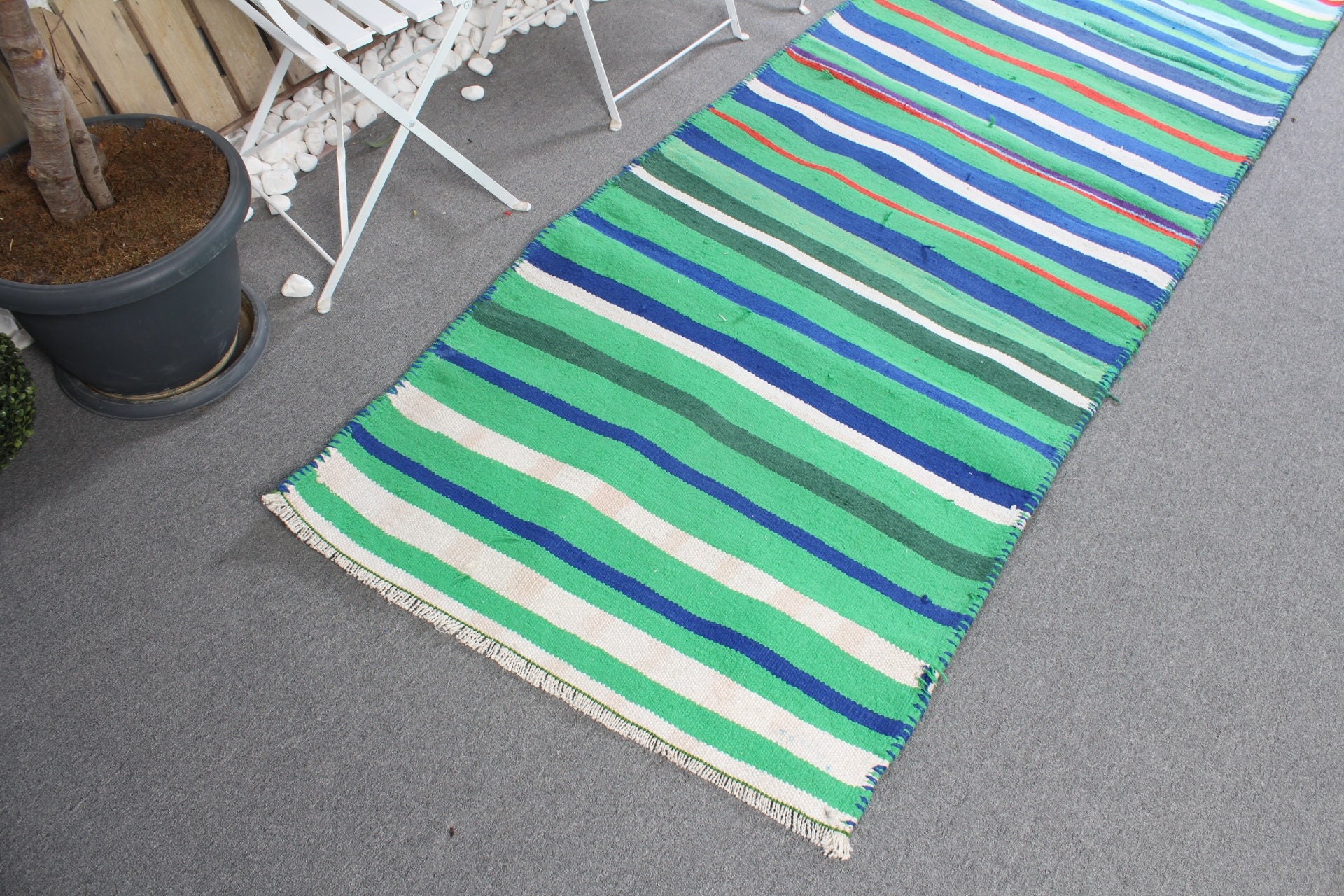 Merdiven Halısı, Vintage Halı, Fas Halısı, Yeşil Mutfak Halıları, 2,9x9,8 ft Runner Halısı, Koridor Halıları, Boho Halısı, Türk Halıları, Kilim, Oushak Halıları