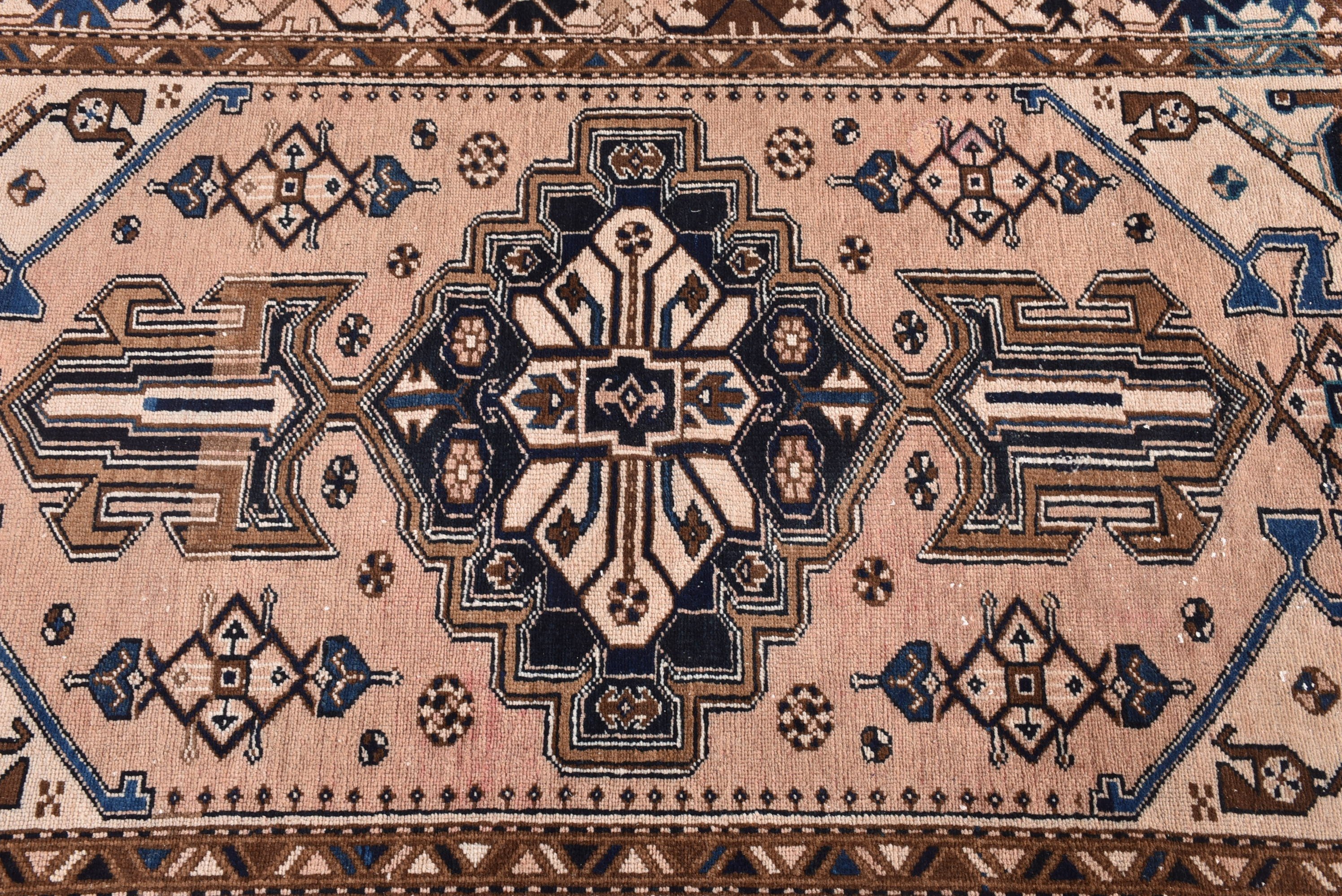 Flatweave Rugs, Floor Rugs, Rugs for Floor, Turkish Rugs, Neutral Rugs, Blue Anatolian Rug, Bedroom Rug, Vintage Rug, 4x6.6 ft Area Rug