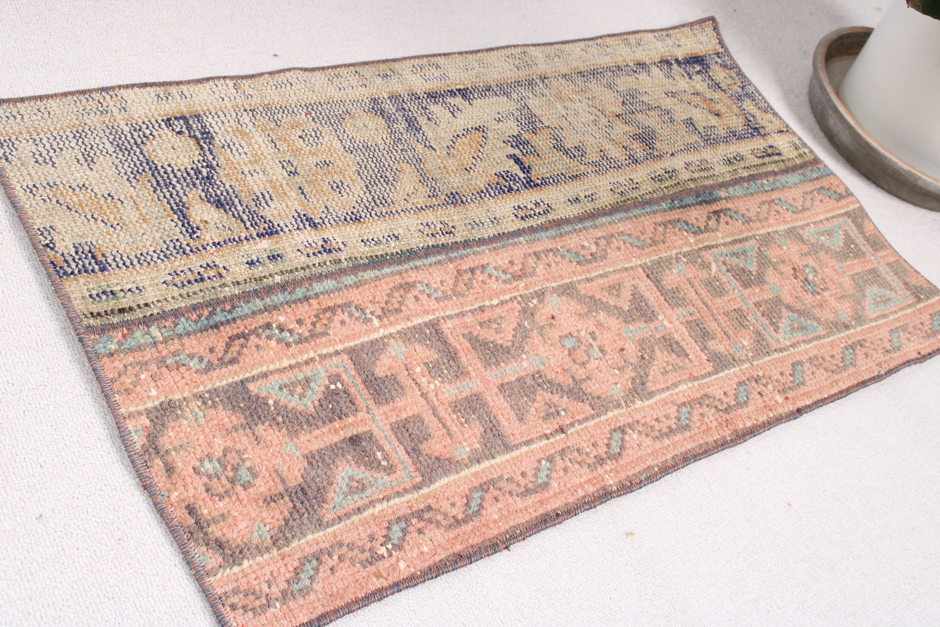 Bathroom Rugs, Turkish Rug, Turkey Rug, Rugs for Small Area, 1.8x3.1 ft Small Rugs, Orange Wool Rug, Vintage Rug, Kitchen Rugs, Luxury Rugs