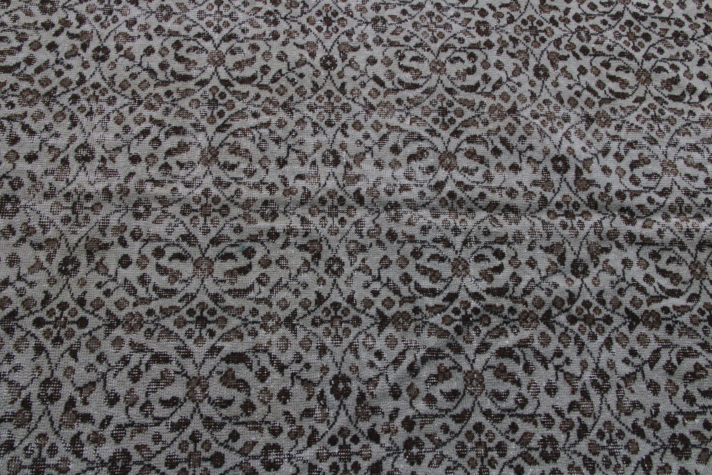 Büyük Yün Halı Halıları, 5.7x9 ft Büyük Halı, Vintage Halı, Oturma Odası Halısı, Türk Halıları, Soğuk Halı, Büyük Boho Halısı, Bej Soğuk Halılar, Modern Halılar