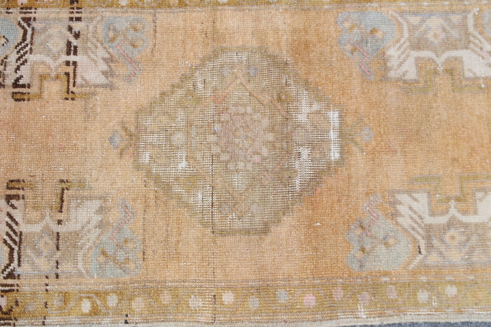 Kapı Paspas Halıları, Vintage Halı, Türk Halısı, 1.4x2.7 ft Küçük Halı, Mutfak Halısı, Duvara Asma Halıları, Turuncu Yatak Odası Halısı, Ev Dekor Halısı