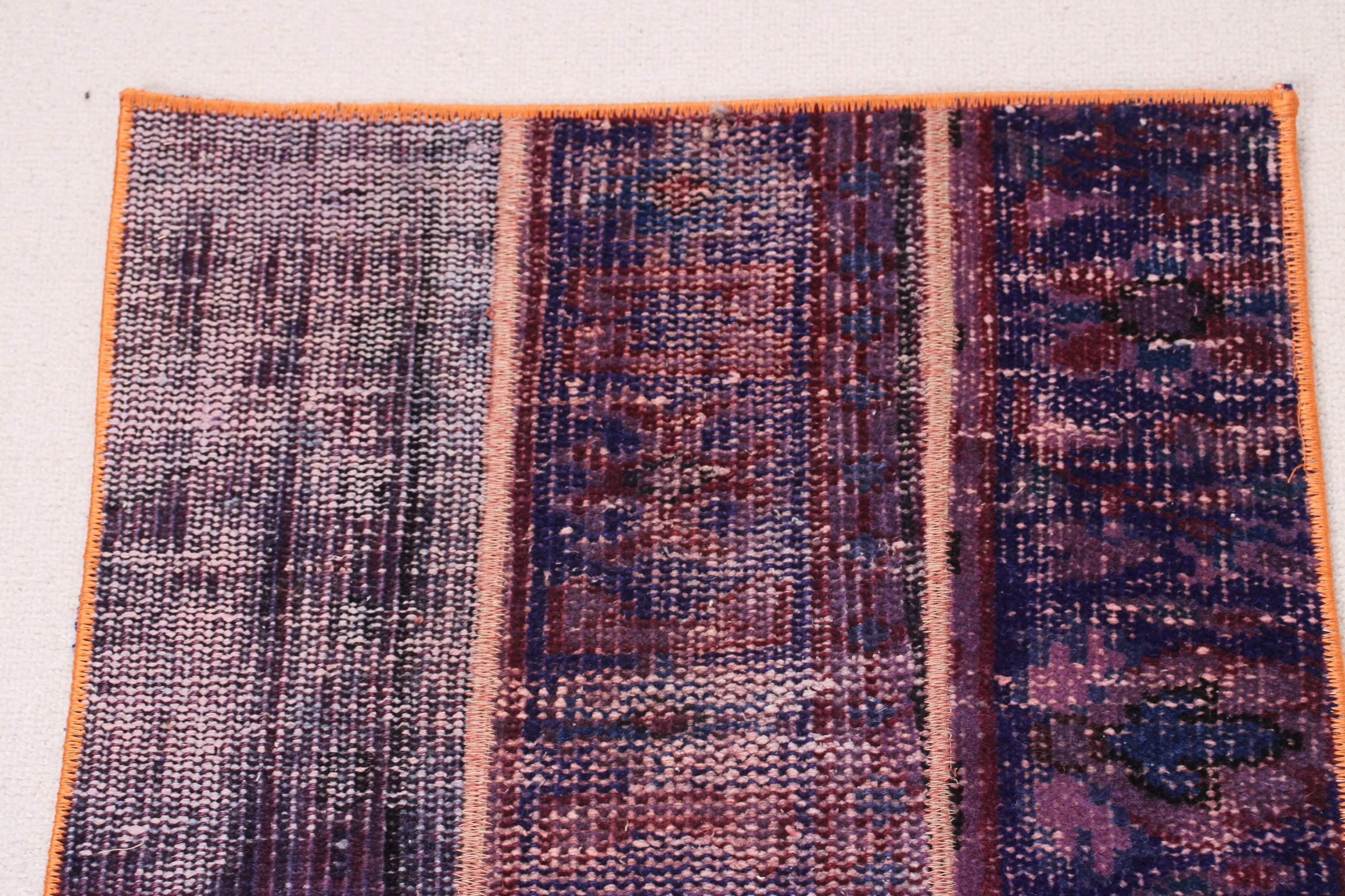 Boho Rugs, Vintage Rugs, Kitchen Rug, Rugs for Bedroom, Bath Rugs, 1.6x2.6 ft Small Rugs, Turkish Rugs, Purple Geometric Rug, Luxury Rugs