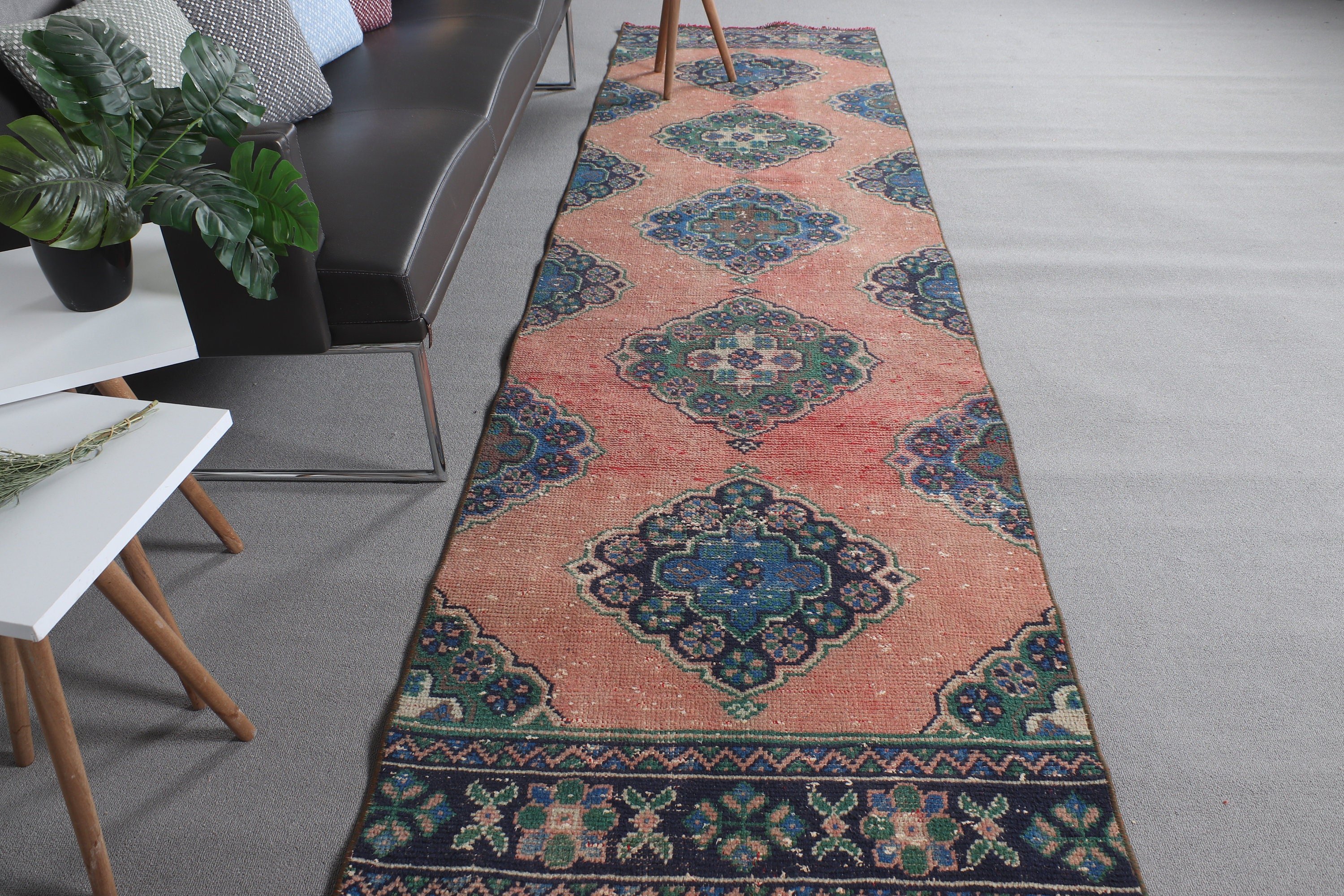 Oushak Halı, Türk Halıları, Yatak Odası Halısı, Merdiven Halıları, Vintage Halı, 2.8x11.2 ft Runner Halısı, Kırmızı Yatak Odası Halısı, Koridor Halısı, Mutfak Halıları