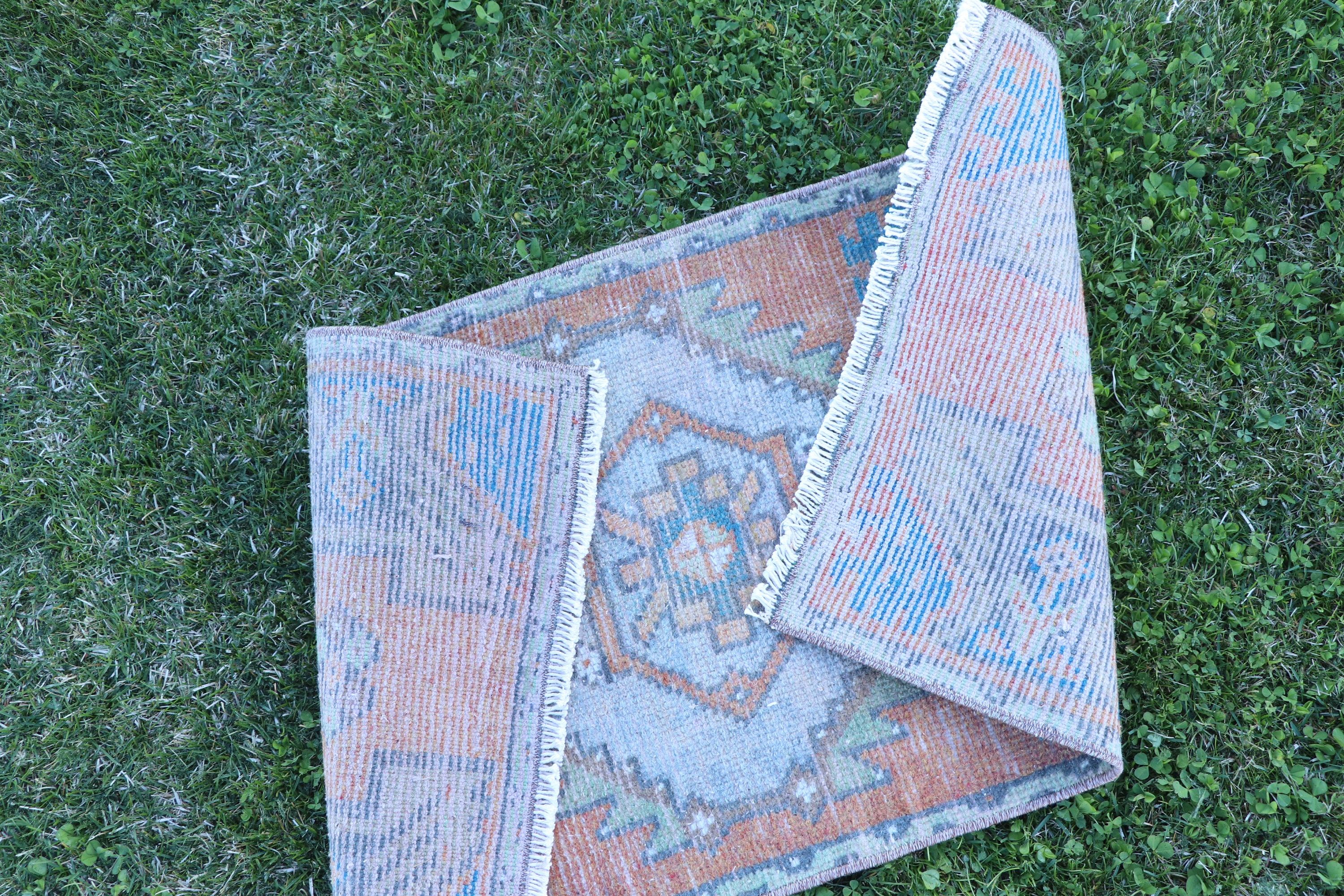 1.5x3 ft Küçük Halılar, Türk Halısı, Yer Halıları, Araba Paspas Halıları, Turuncu Mutfak Halısı, Vintage Halılar, Düz Dokuma Halı, Modern Halı, Küçük Vintage Halı