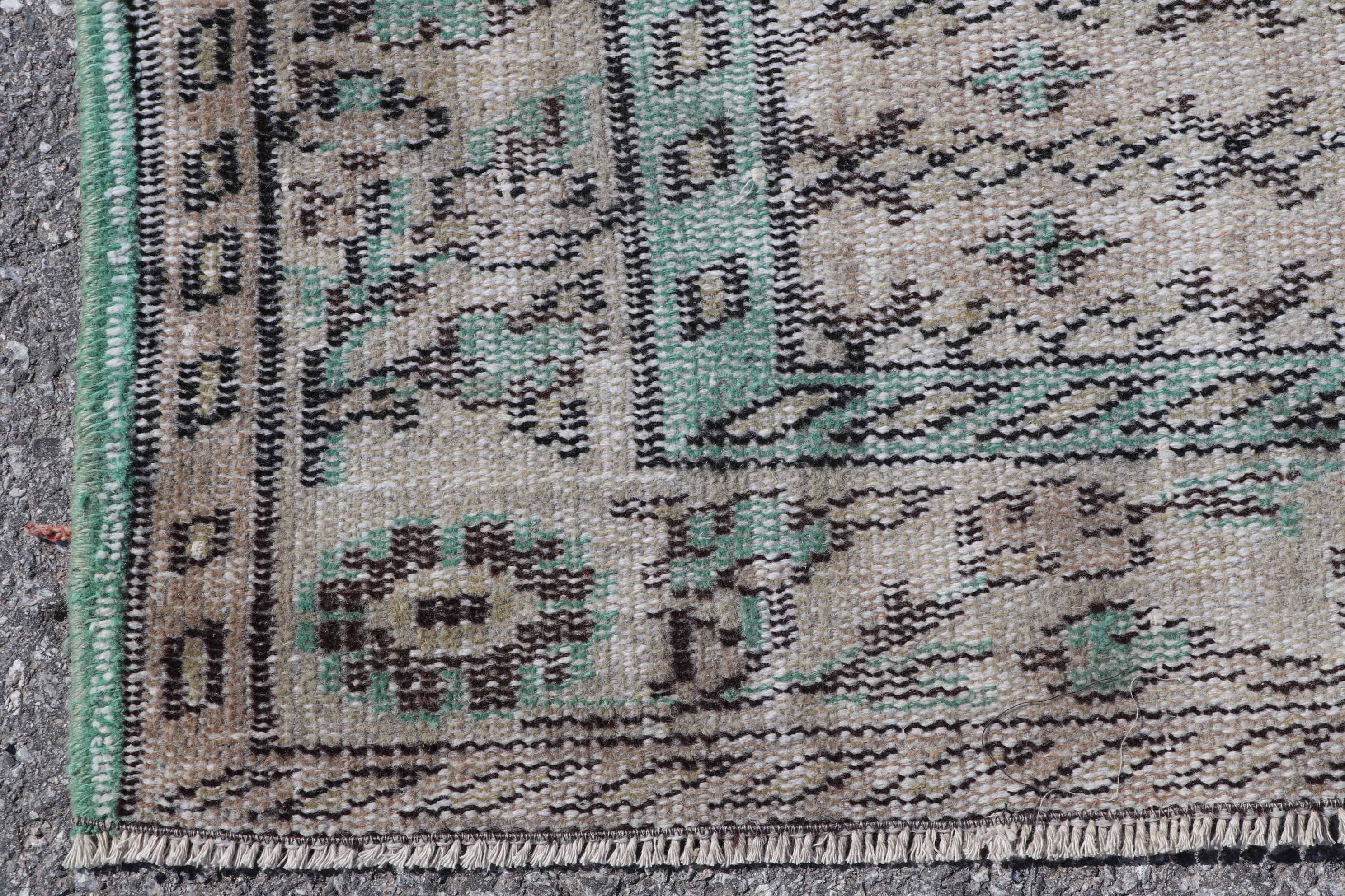 Dining Room Rugs, Turkish Rug, Bedroom Rug, Oriental Rugs, Green Anatolian Rug, Vintage Rugs, Dorm Rug, 5.8x9.2 ft Large Rugs
