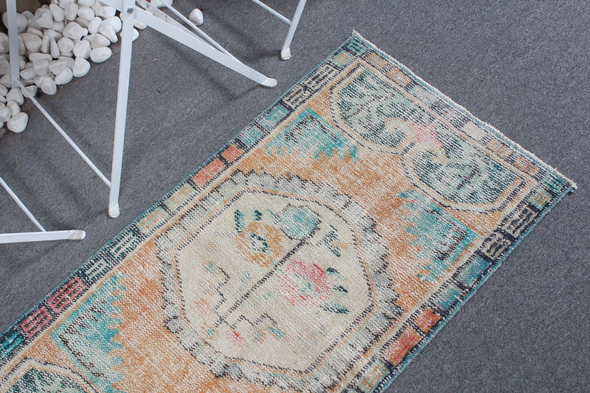 Old Rugs, Nursery Rug, Entry Rugs, Turkish Rug, Green Antique Rugs, Moroccan Rug, Home Decor Rug, 1.9x3.6 ft Small Rug, Vintage Rug