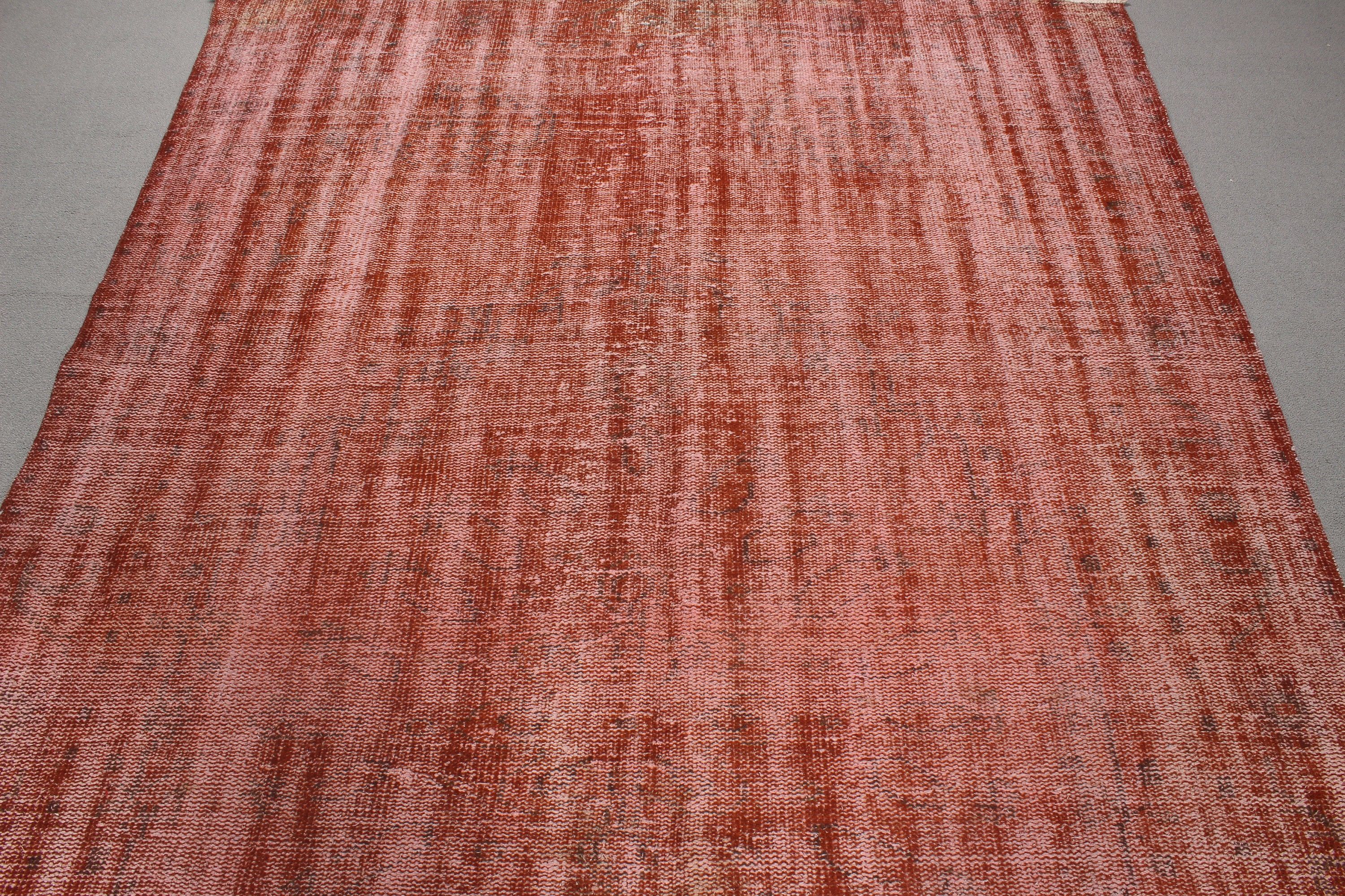 Türk Halısı, Büyük Boho Halısı, Oturma Odası Halıları, Pembe Antika Halı, 5.7x9.5 ft Büyük Halı, Anadolu Halısı, Vintage Halılar