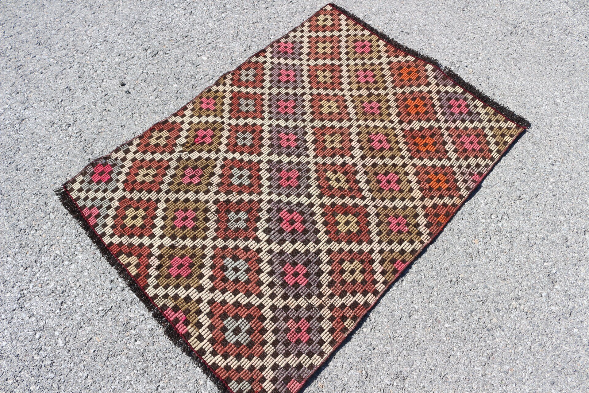 Fas Halıları, Sevimli Halı, 2,7x3,7 ft Küçük Halı, Kilim, Banyo Halısı, Giriş Halıları, Yeşil Fas Halısı, Vintage Halı, Türk Halısı, Anadolu Halıları