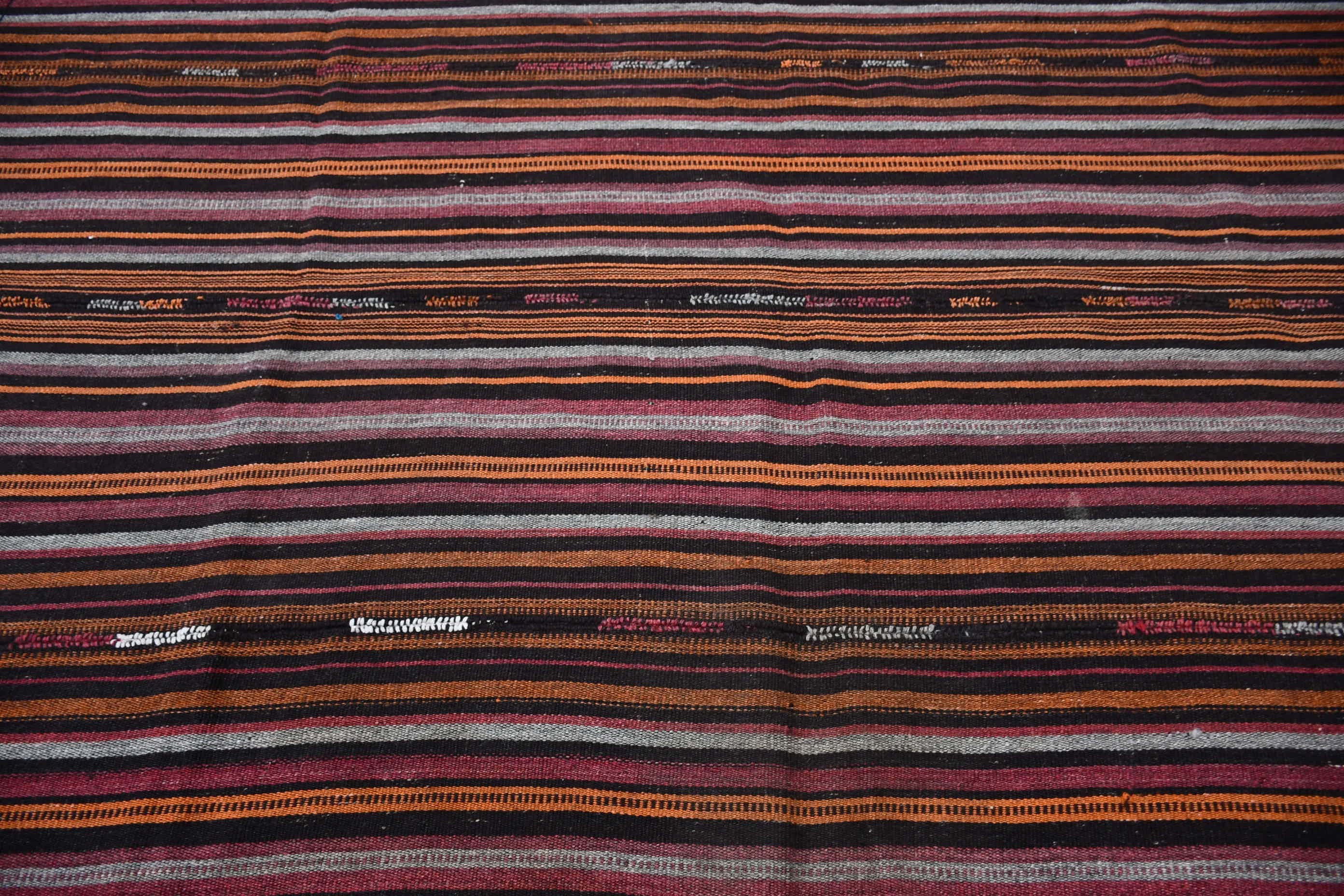 Türk Halısı, Vintage Halı, 5.9x8.5 ft Büyük Halılar, Salon Halısı, Yatak Odası Halısı, Kahverengi Antika Halı, Ev Dekor Halısı, Yurt Halısı, Kilim, Oryantal Halılar