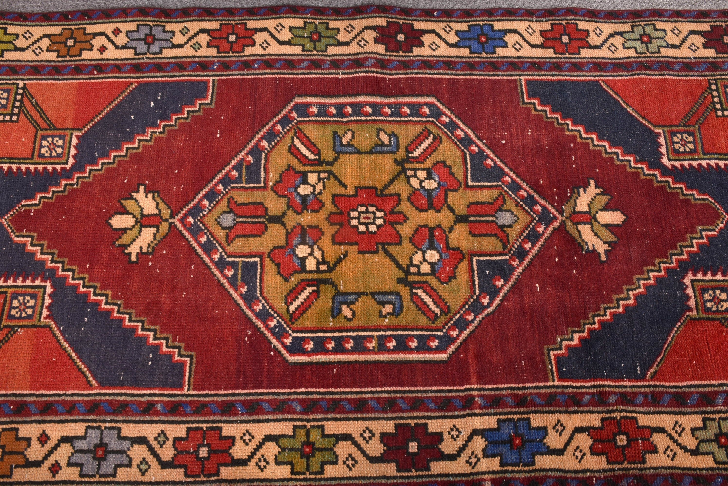 Etnik Halılar, Oryantal Halılar, Boho Vurgulu Halı, Türk Halısı, Vintage Halılar, Kırmızı Nötr Halı, 2,8x6,6 ft Vurgulu Halılar, Düz Dokuma Halı, Çocuk Halısı