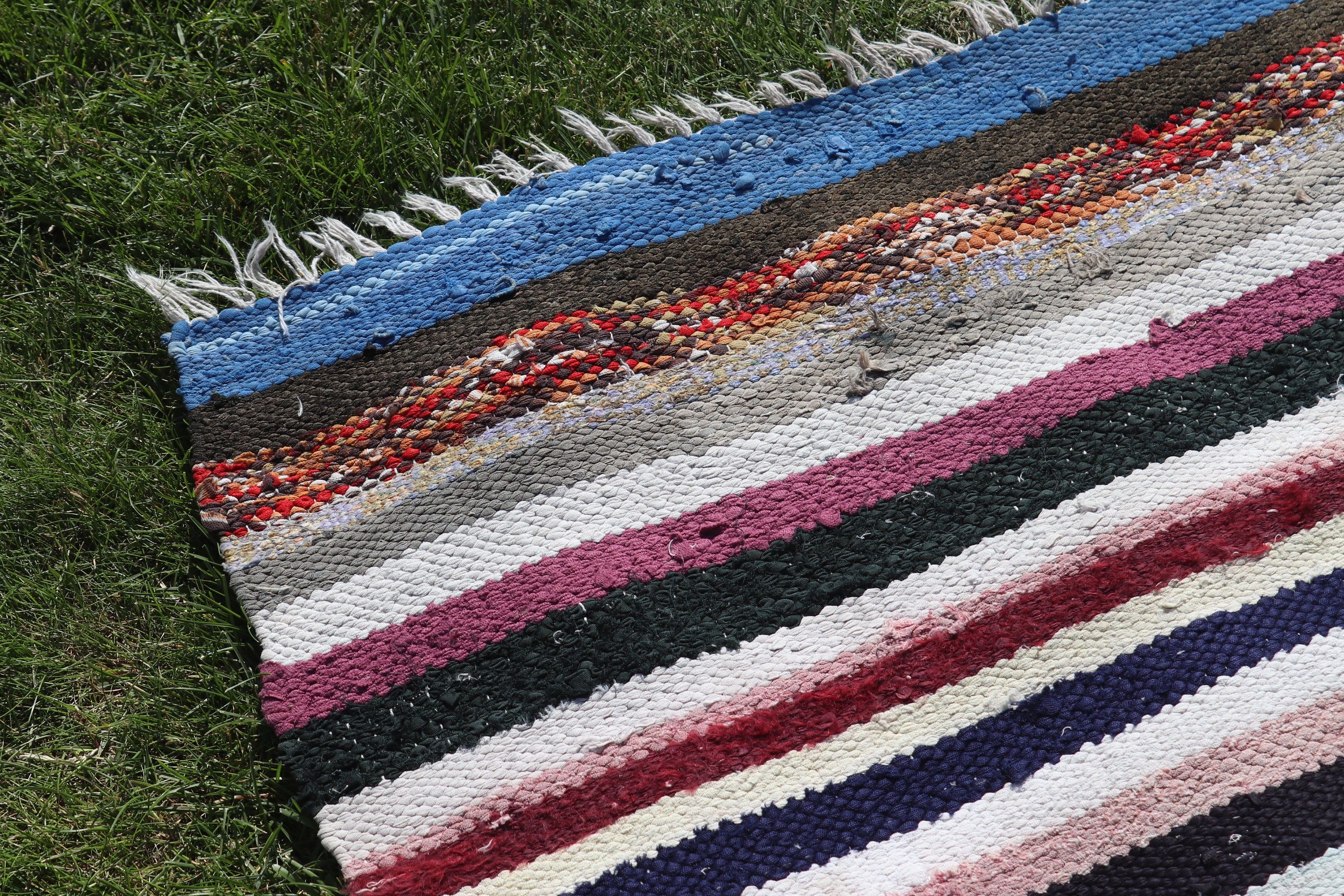 Merdiven Halısı, Beni Ourain Koşucu Halısı, Soğuk Halı, 2,8x8,1 ft Koşucu Halıları, Türk Halıları, Kilim, Anadolu Halısı, Vintage Halılar, Gökkuşağı Yün Halıları