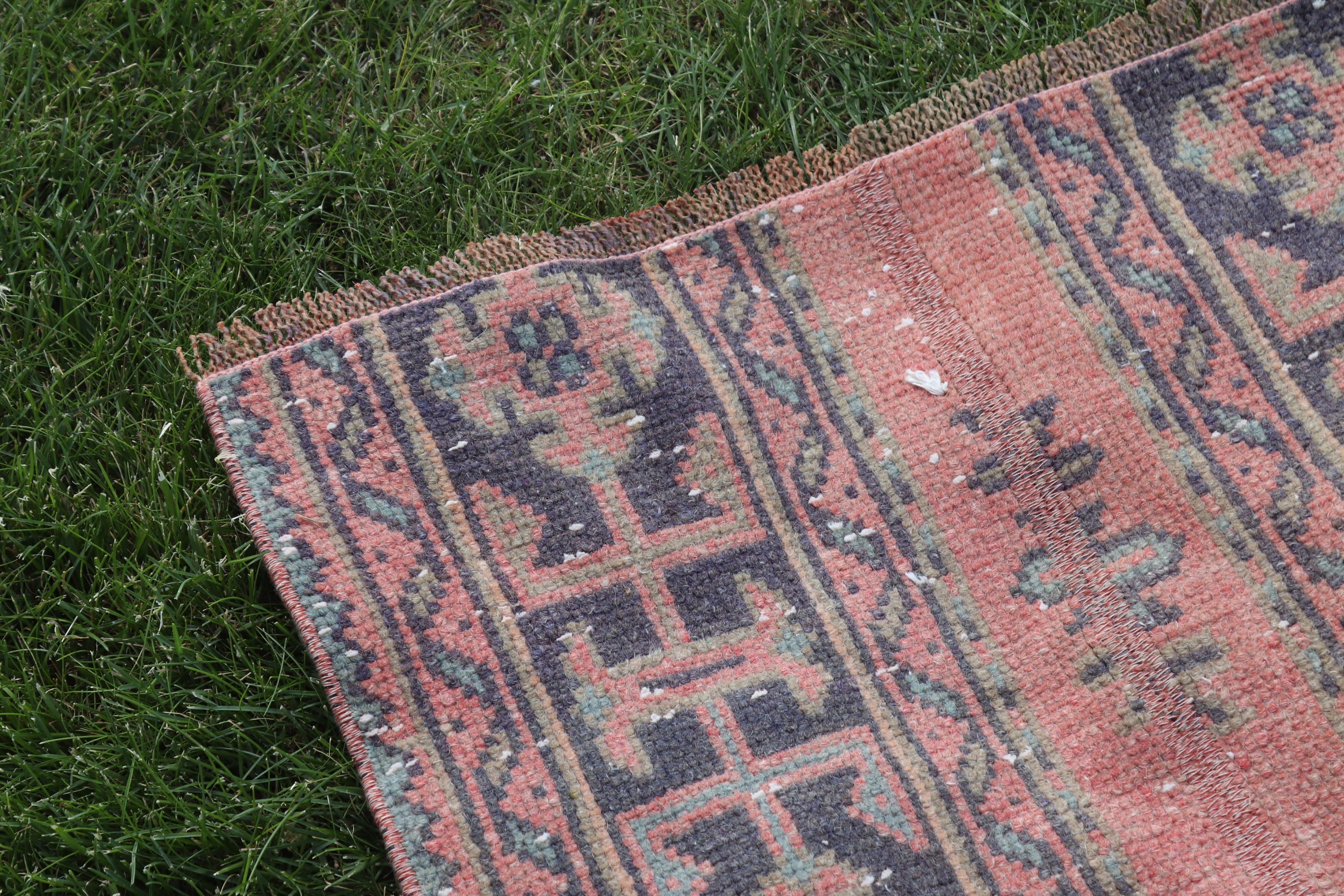 Corridor Rugs, Oushak Rug, Aesthetic Rugs, Statement Rugs, 2.1x8.3 ft Runner Rug, Rugs for Stair, Orange Boho Rug, Turkish Rug, Vintage Rug