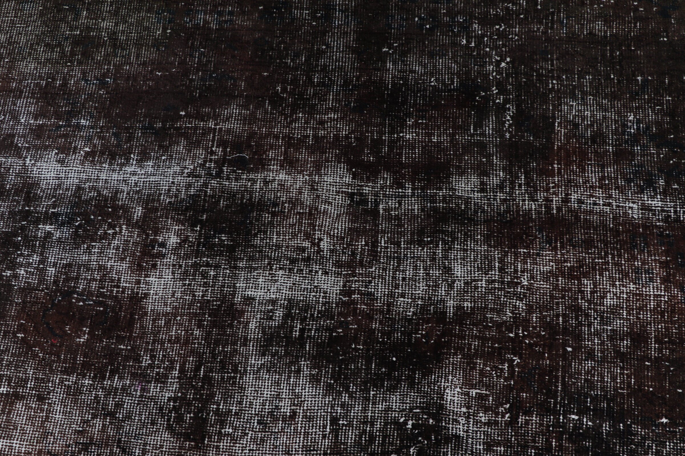 Kahverengi 3.6x4.1 ft Küçük Halı, Eklektik Halı, Türk Halıları, Antika Halı, Duvara Asılı Halı, Kapı Paspas Halısı, Yün Halı, Vintage Halı