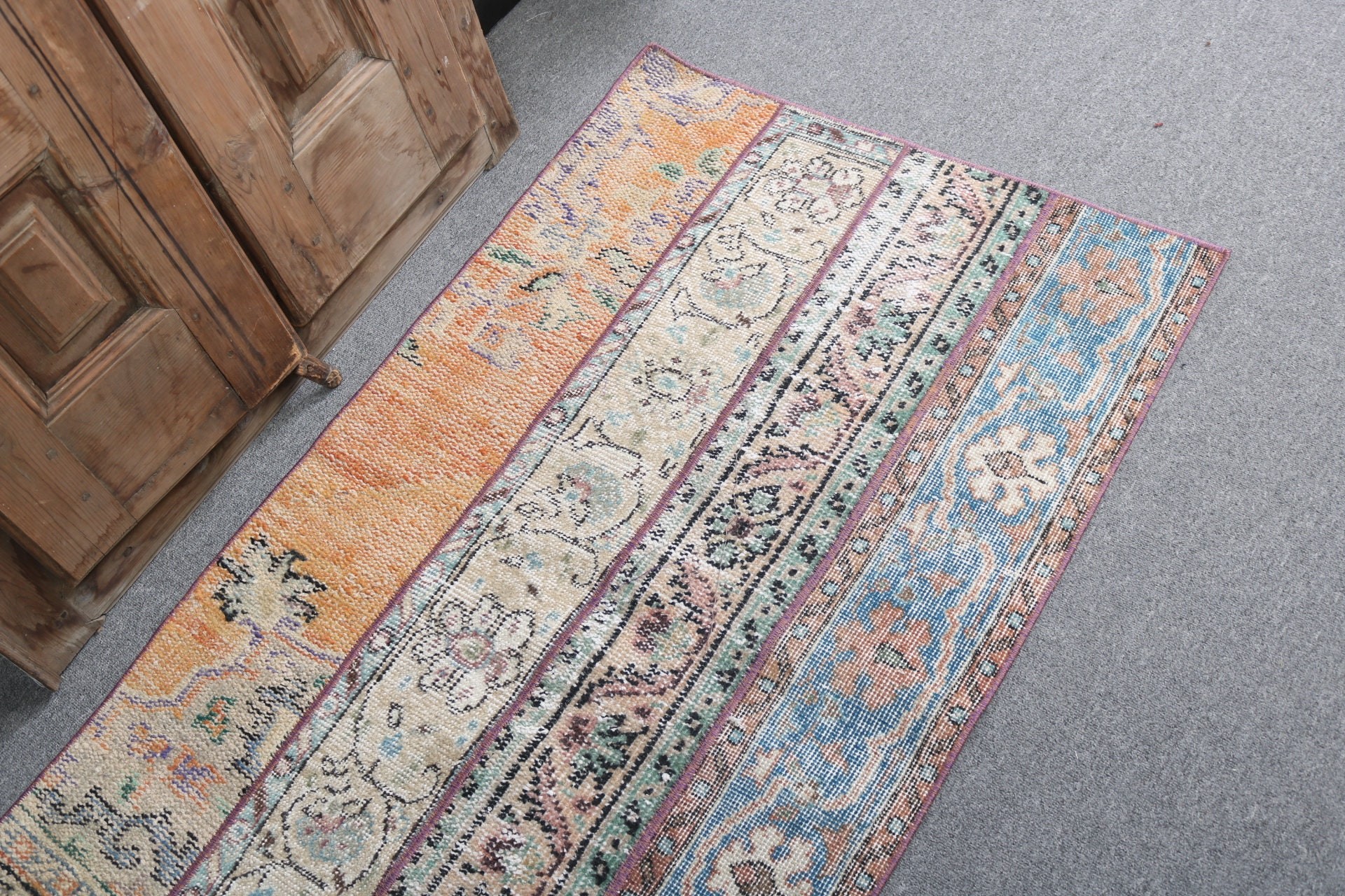 Açıklama Halısı, Yeşil Boho Halıları, Küçük Alan Halıları, Yer Halısı, Türk Halısı, Vintage Halı, 2,6x4,4 ft Küçük Halı, Mutfak Halıları, Modern Halı