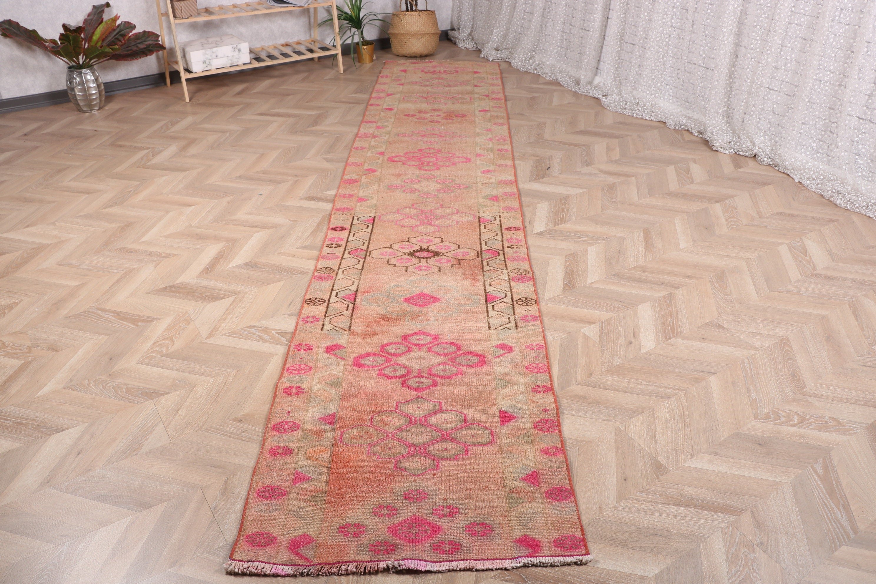 Cool Halı, 2.5x13 ft Runner Halı, Mutfak Halıları, Türk Halıları, Beni Ourain Runner Halısı, Vintage Halı, Lüks Halı, Bej Mutfak Halıları