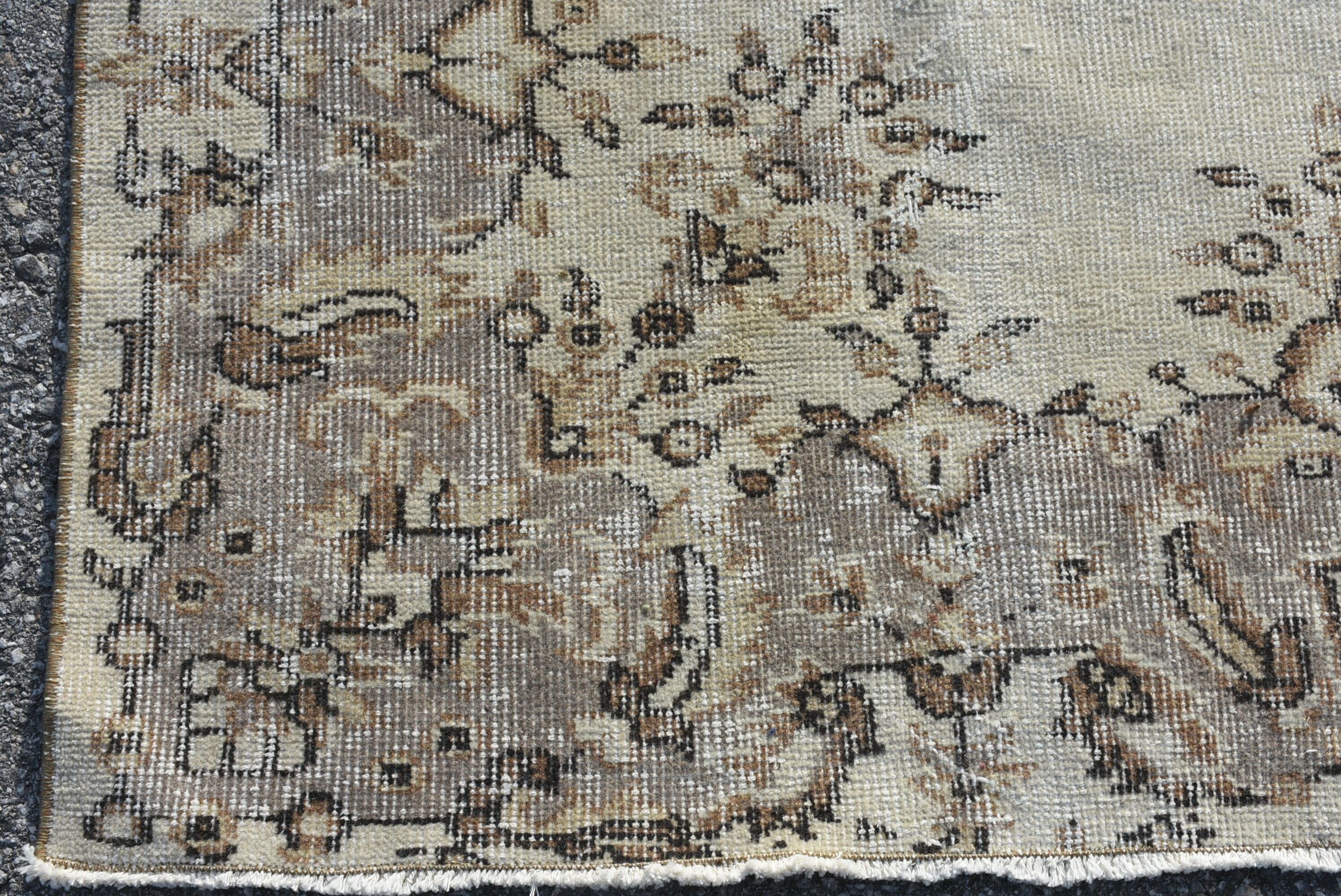 Living Room Rug, Vintage Rug, Rugs for Bedroom, Oushak Rug, Cool Rugs, Salon Rug, Turkish Rug, 5.2x9.4 ft Large Rugs, Beige Oriental Rug