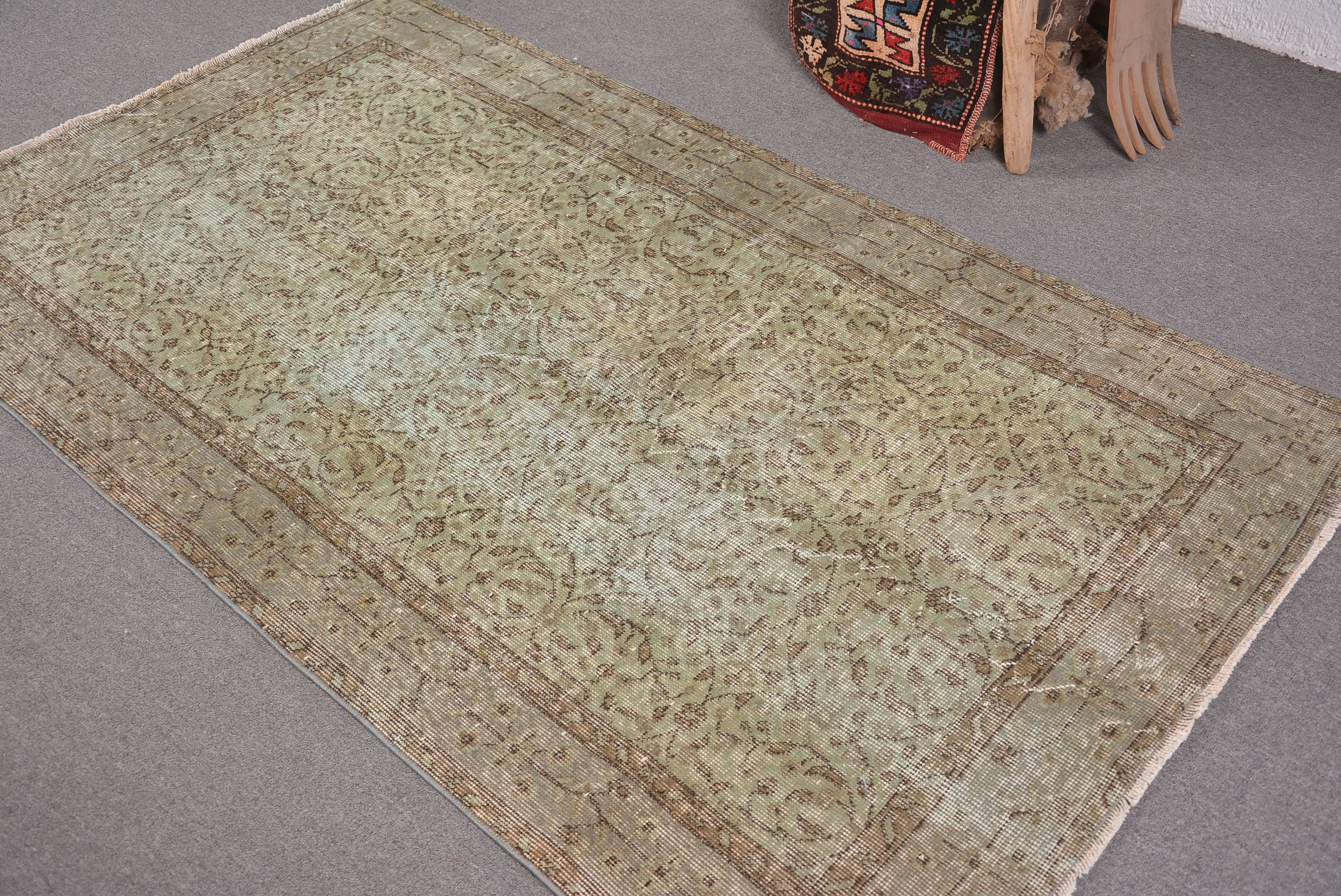 Living Room Rug, Boho Rug, Turkish Rugs, 3.8x6.4 ft Area Rug, Rugs for Dining Room, Vintage Rugs, Kilim, Oushak Rug, Kitchen Rug, Floor Rug