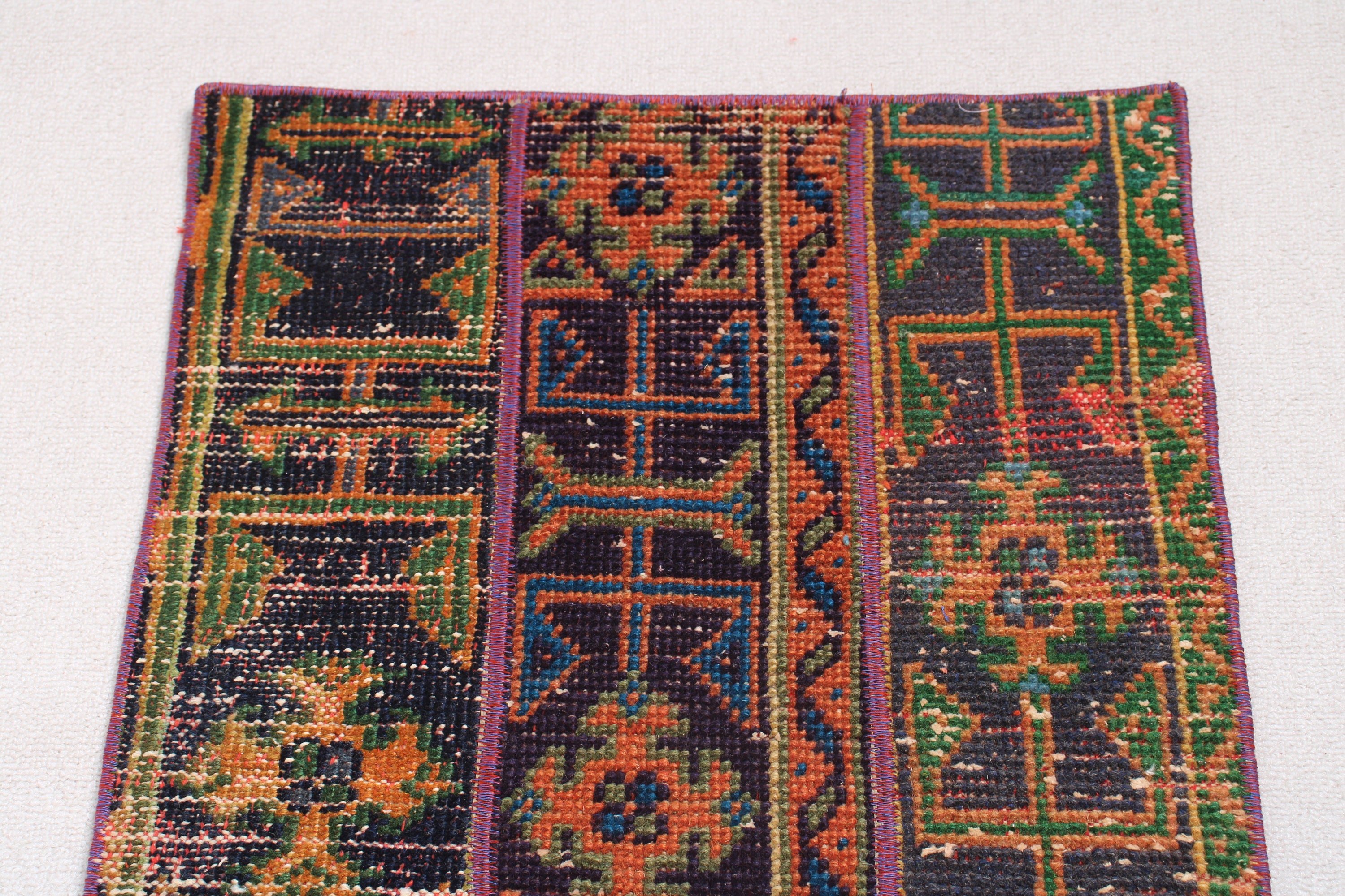 Türk Halısı, El Dokuma Halılar, Mavi Nötr Halılar, Giriş Halısı, Giriş Halıları, Anadolu Halıları, 1.8x3.2 ft Küçük Halı, Çocuk Halısı, Vintage Halılar