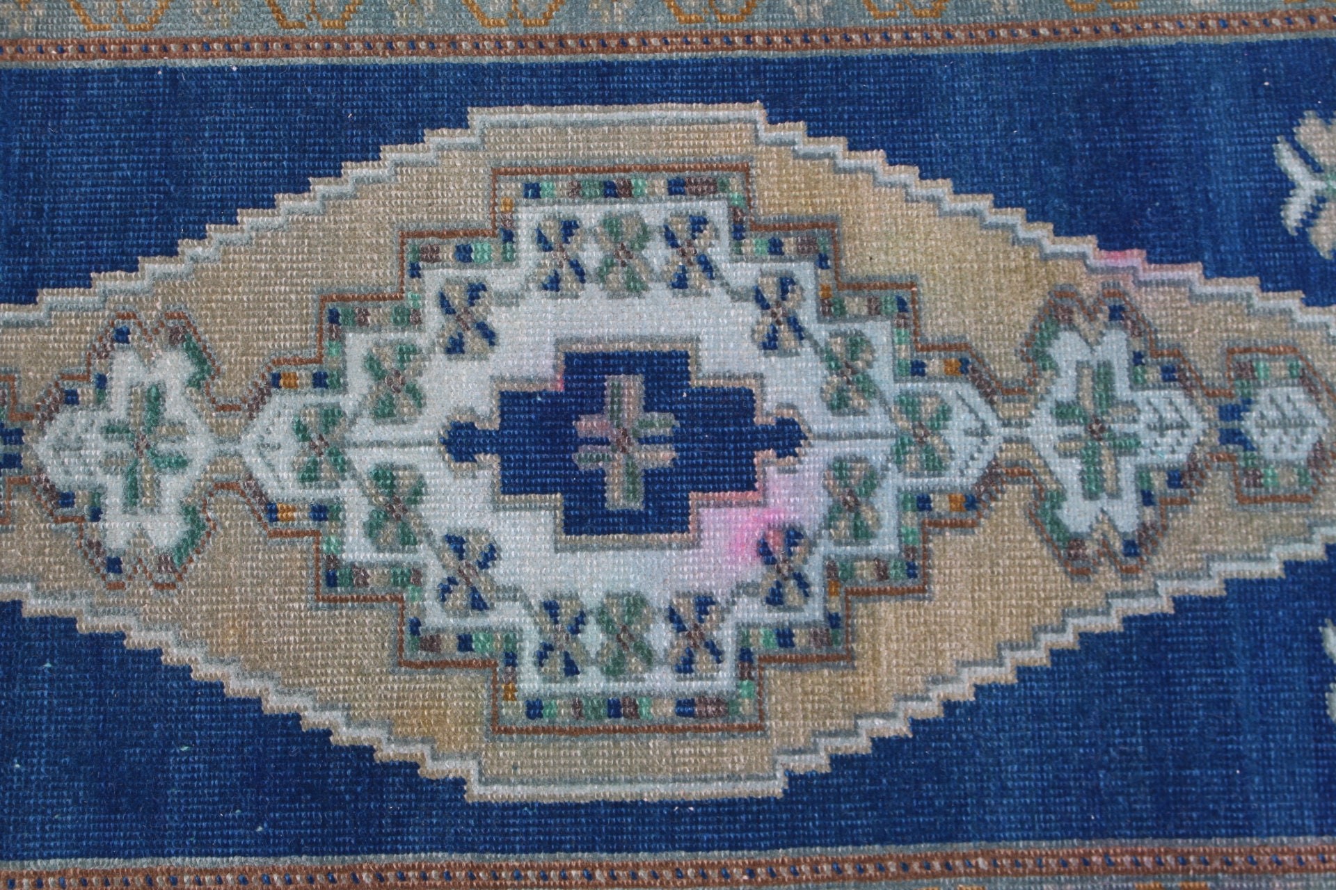 Abstract Rug, Antique Rug, Kitchen Rug, Turkish Rug, Anatolian Rug, Vintage Rug, Nursery Rugs, 1.8x2.8 ft Small Rug, Blue Oriental Rugs