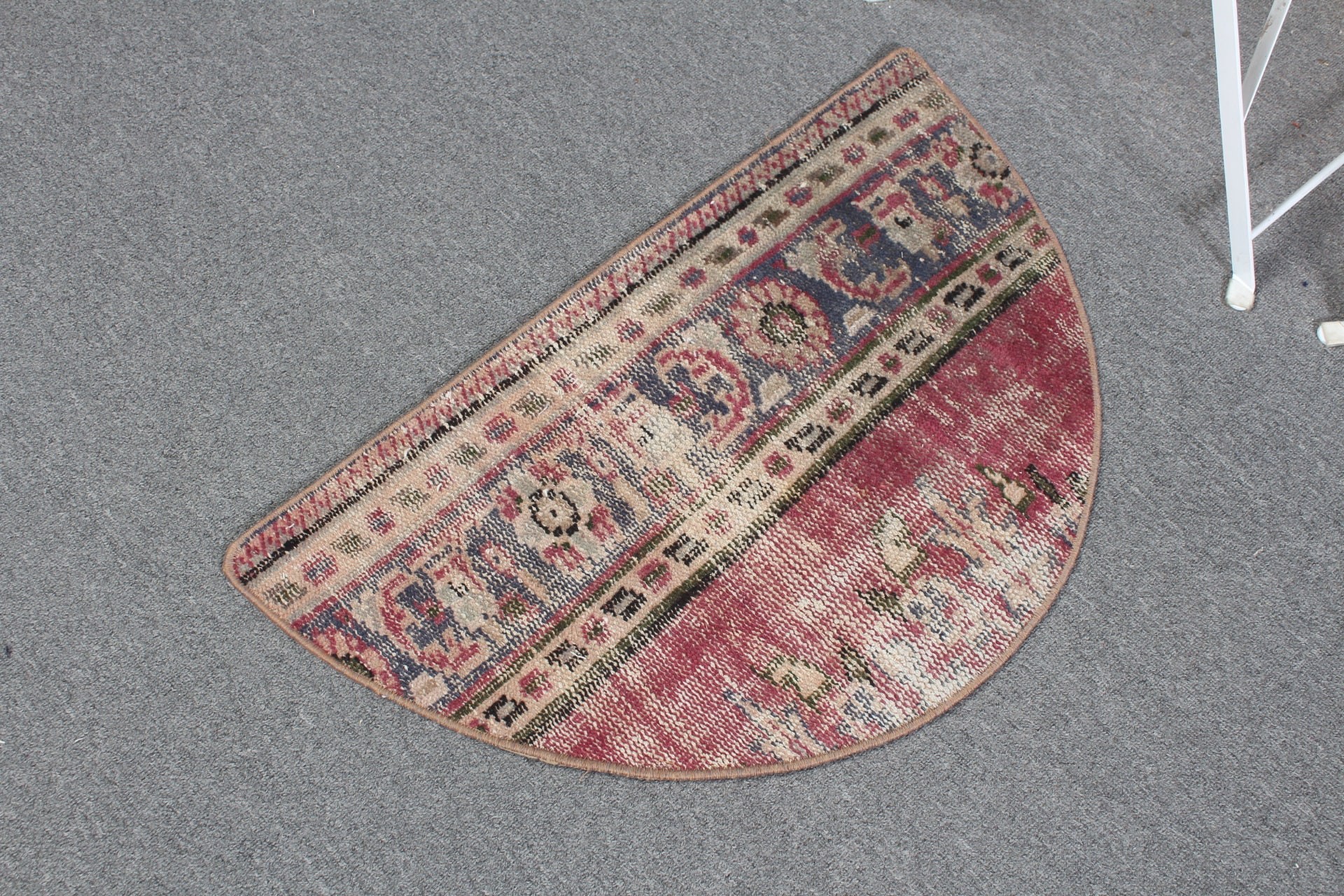 Yatak Odası Halısı, 2.5x1.5 ft Küçük Halı, Eskitilmiş Halı, Türk Halısı, Yün Halılar, Vintage Halılar, Mor Yün Halılar, Ev Dekor Halısı, Paspas Halısı