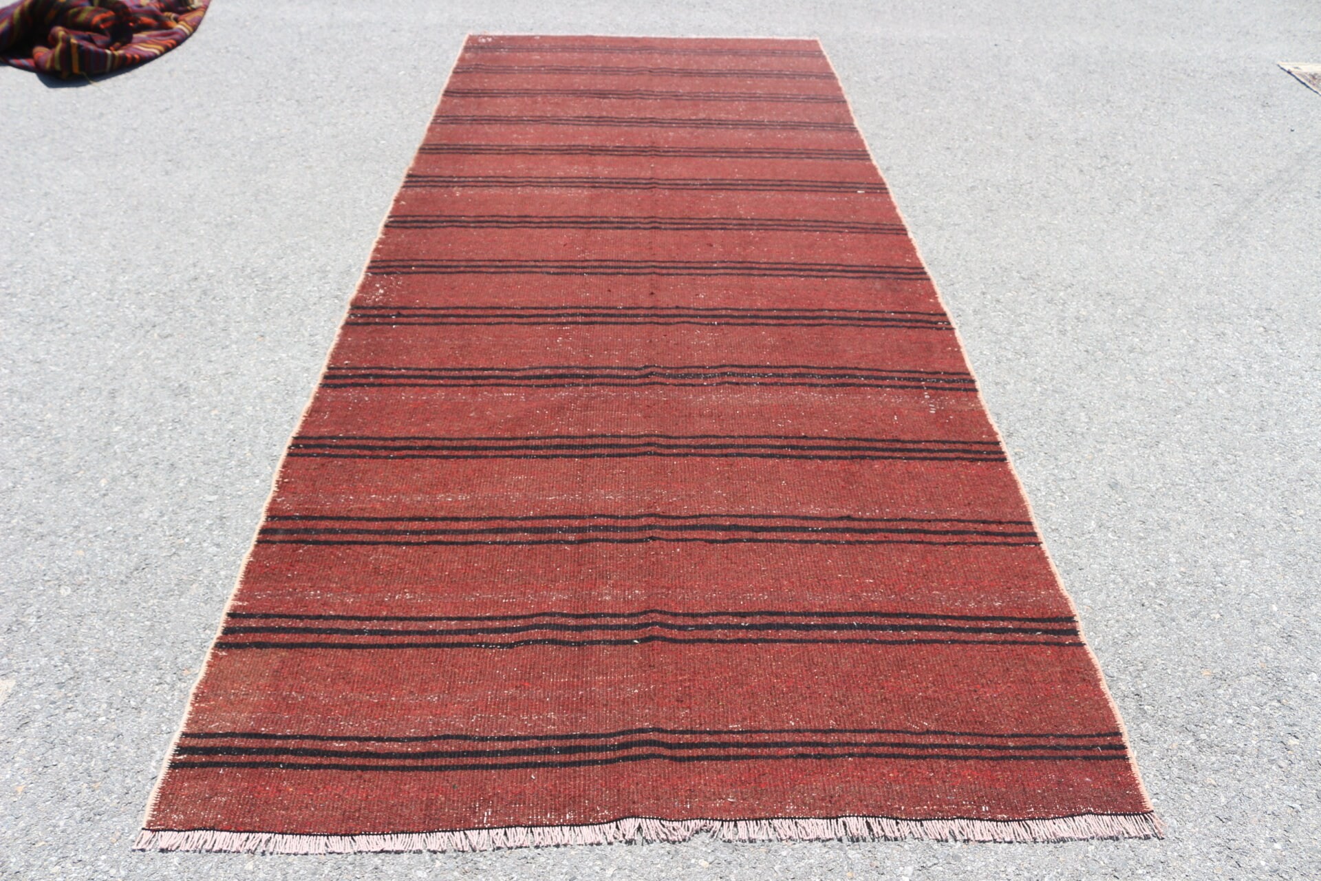 Türk Halıları, Havalı Halılar, El Dokuma Halı, Kilim, Vintage Halı, Mutfak Halısı, Yatak Odası Halısı, 4.7x11.3 ft Büyük Halı, Kırmızı Anadolu Halısı, Salon Halıları